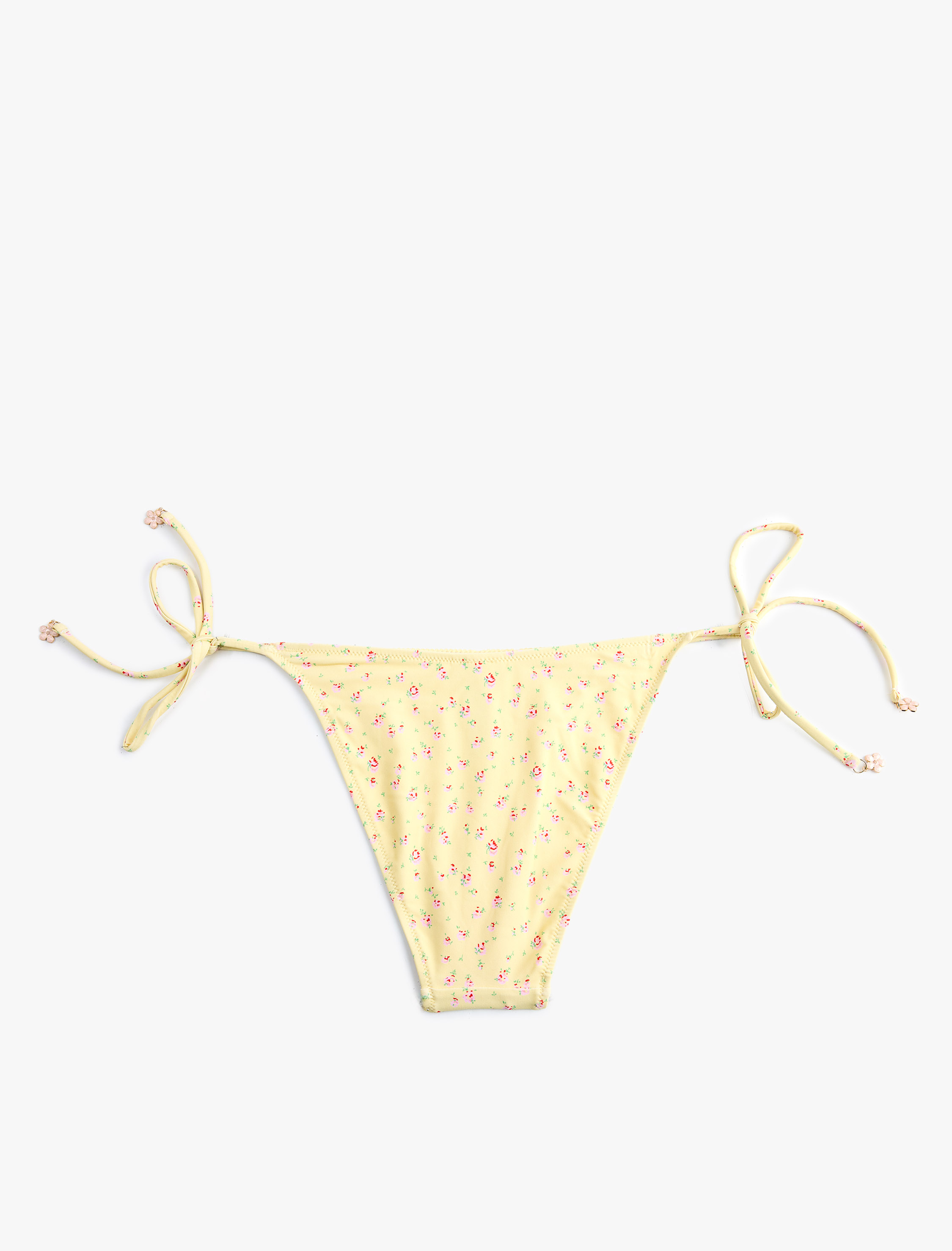   Koton X Sibil Çetinkaya - Yanları İpli Çiçekli Bikini Altı