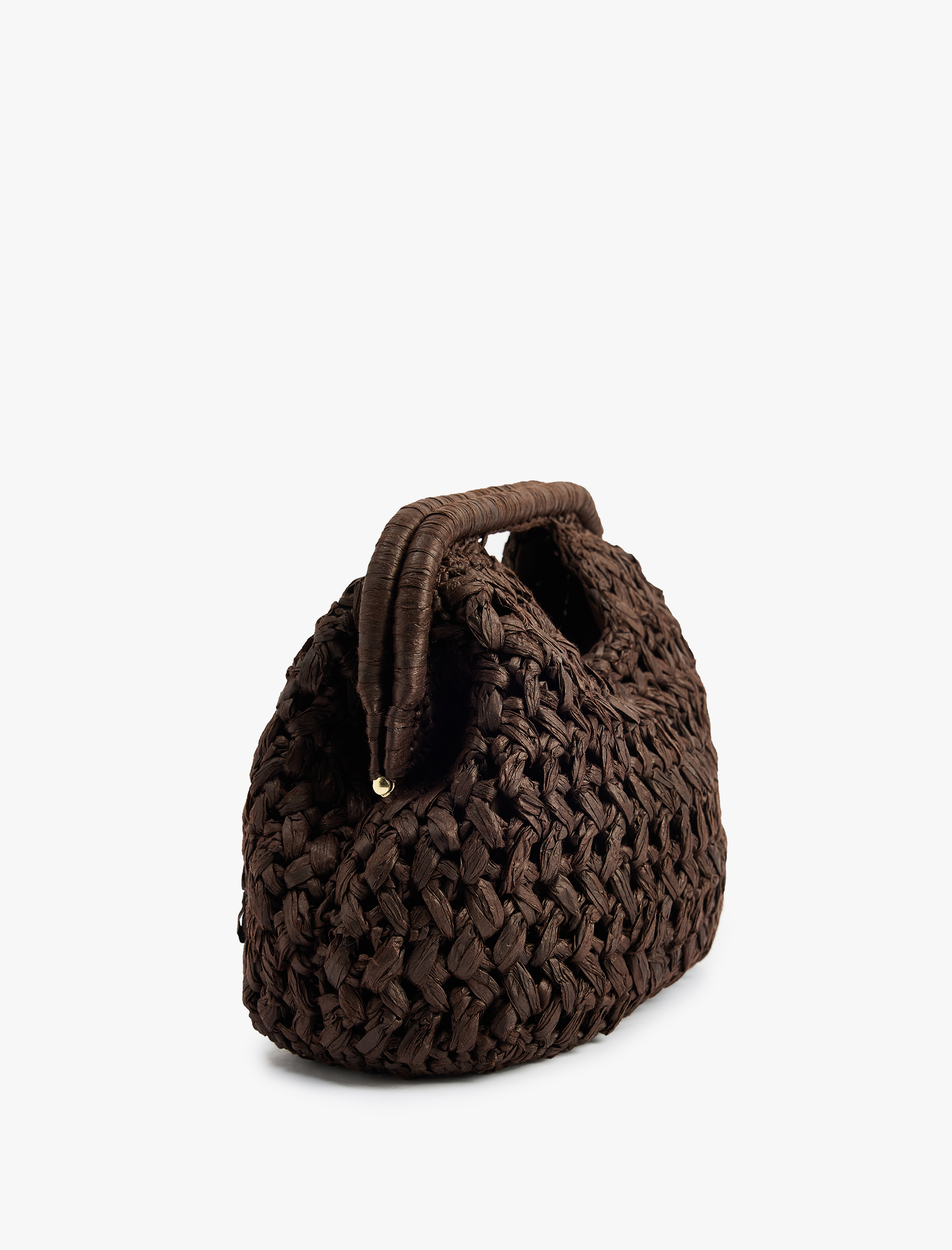  Kadın Zincir Askılı Hasır Clutch Çanta