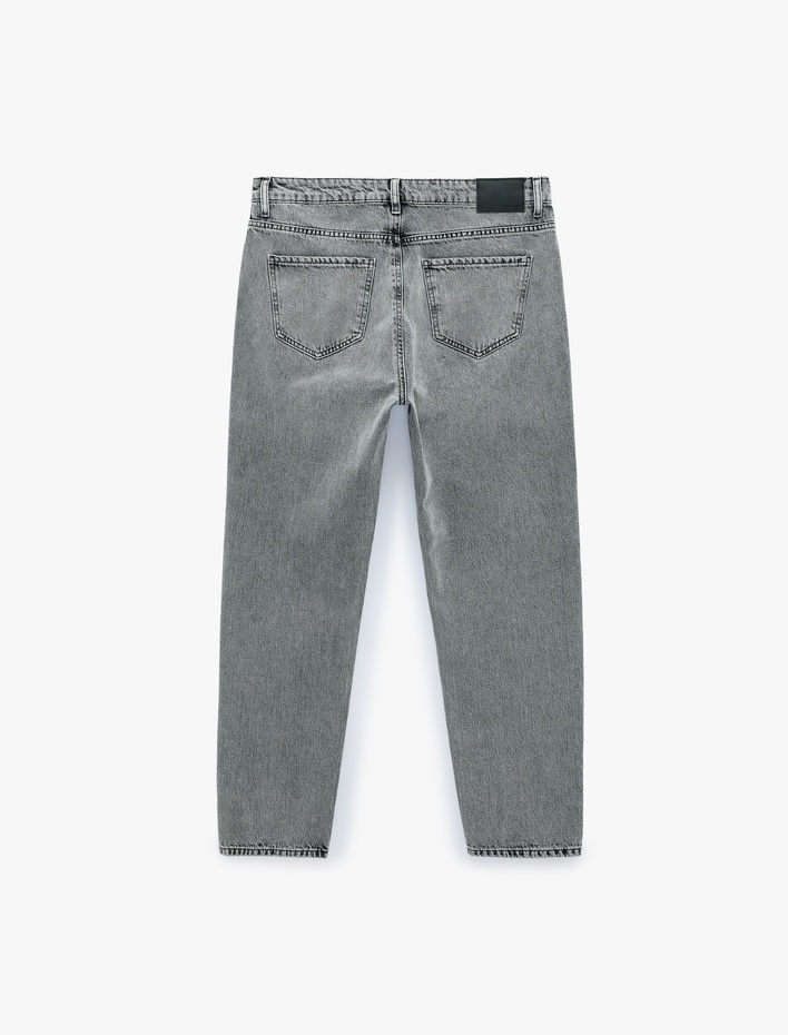  Pamuklu Regular Fit Cepli Tapered Jean Pantolon - Joe Jean