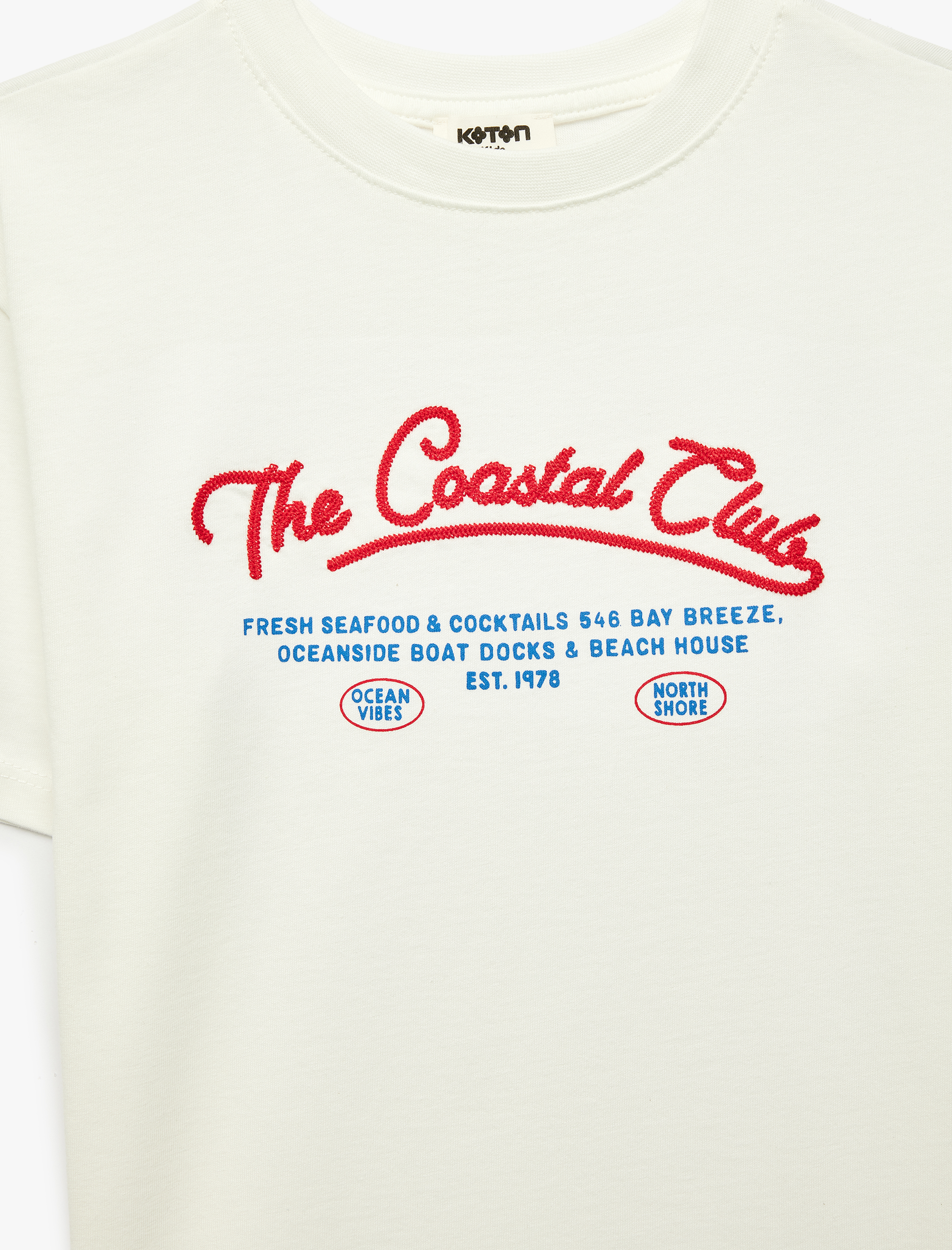  Erkek Çocuk Pamuklu Kısa Kollu Bisiklet Yaka Baskılı Tişört