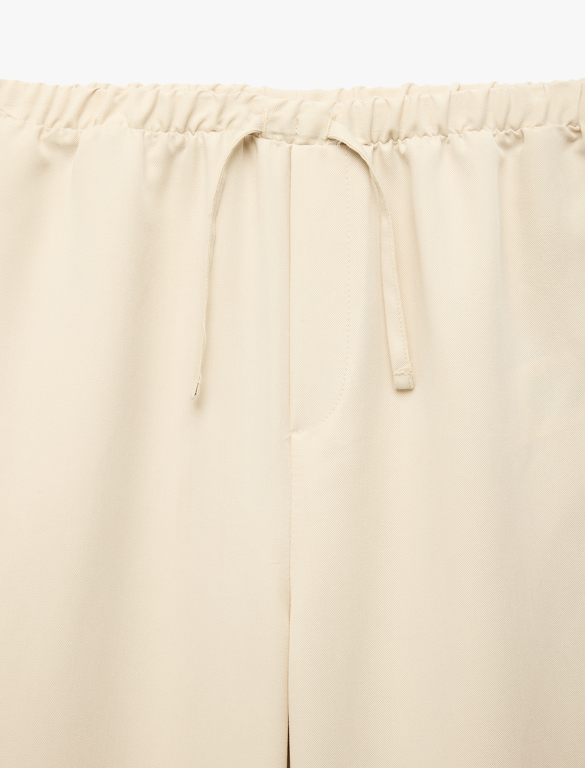  Kız Çocuk Düğmeli Modal Karışımlı Geniş Paça Pantolon