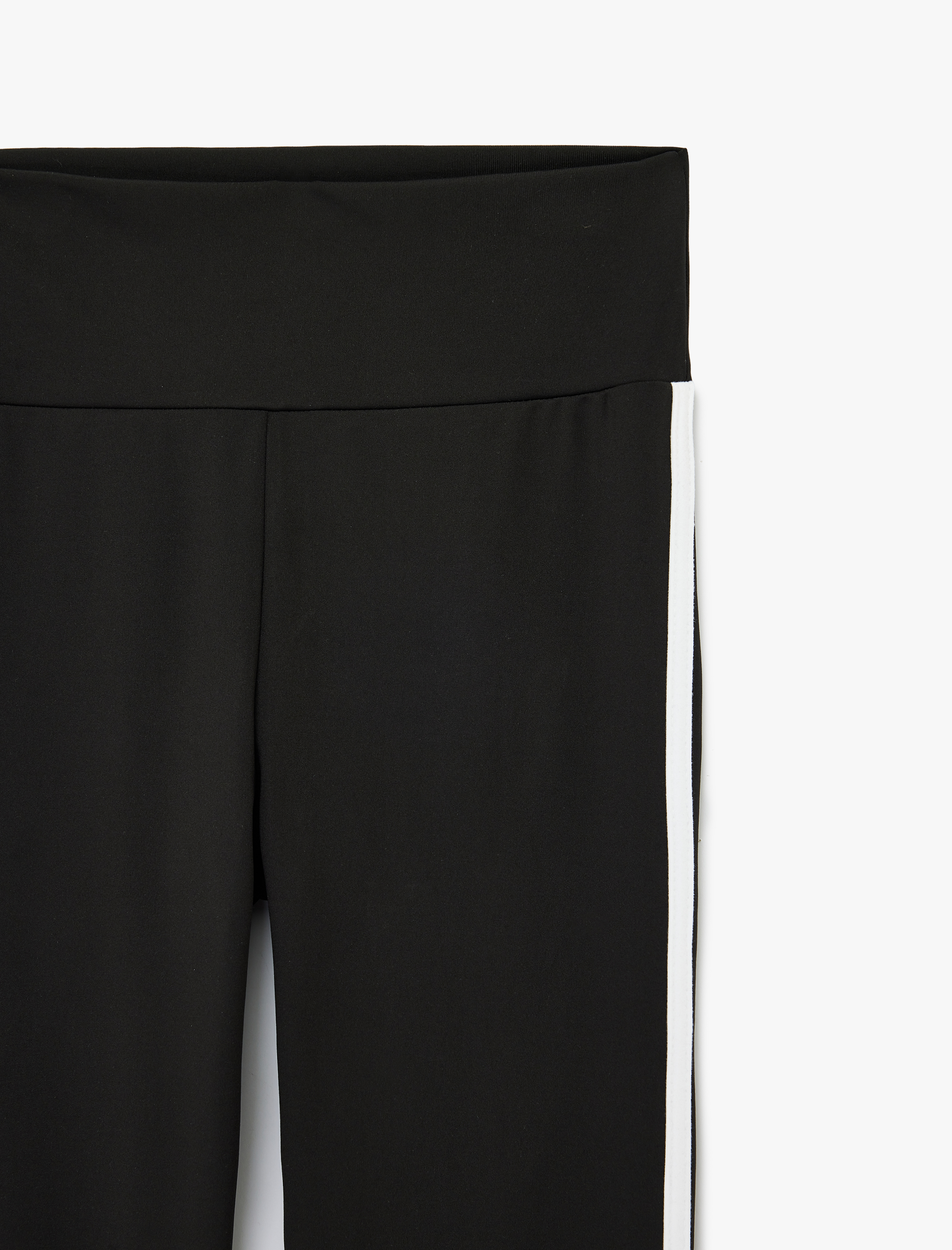   Yüksek Bel Biyeli Dar Kesim Spor Tayt