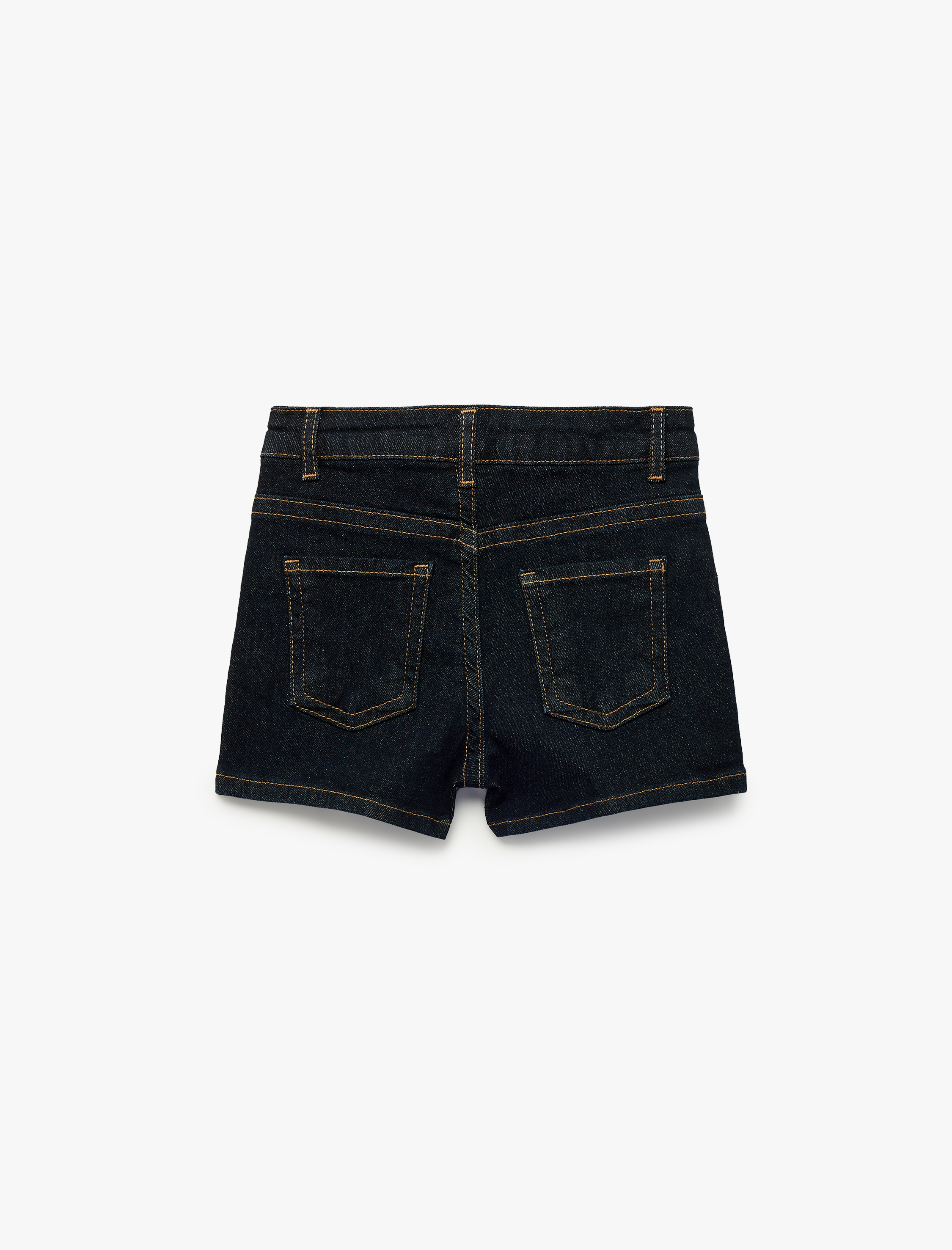  Kız Çocuk Pamuklu Cepli Denim Şort