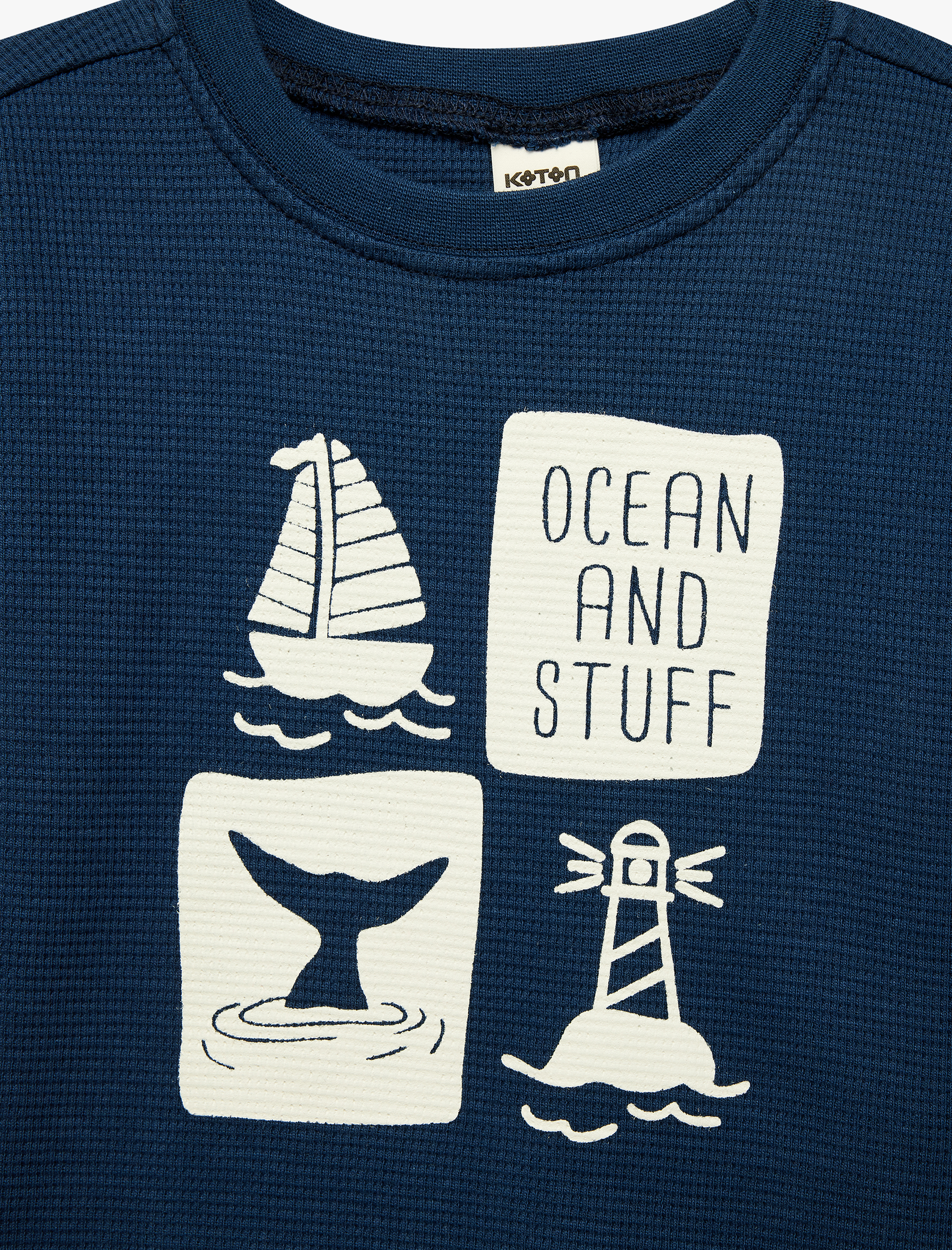  Erkek Bebek Kısa Kollu Bisiklet Yaka Baskılı Pamuklu Oversize Tişört