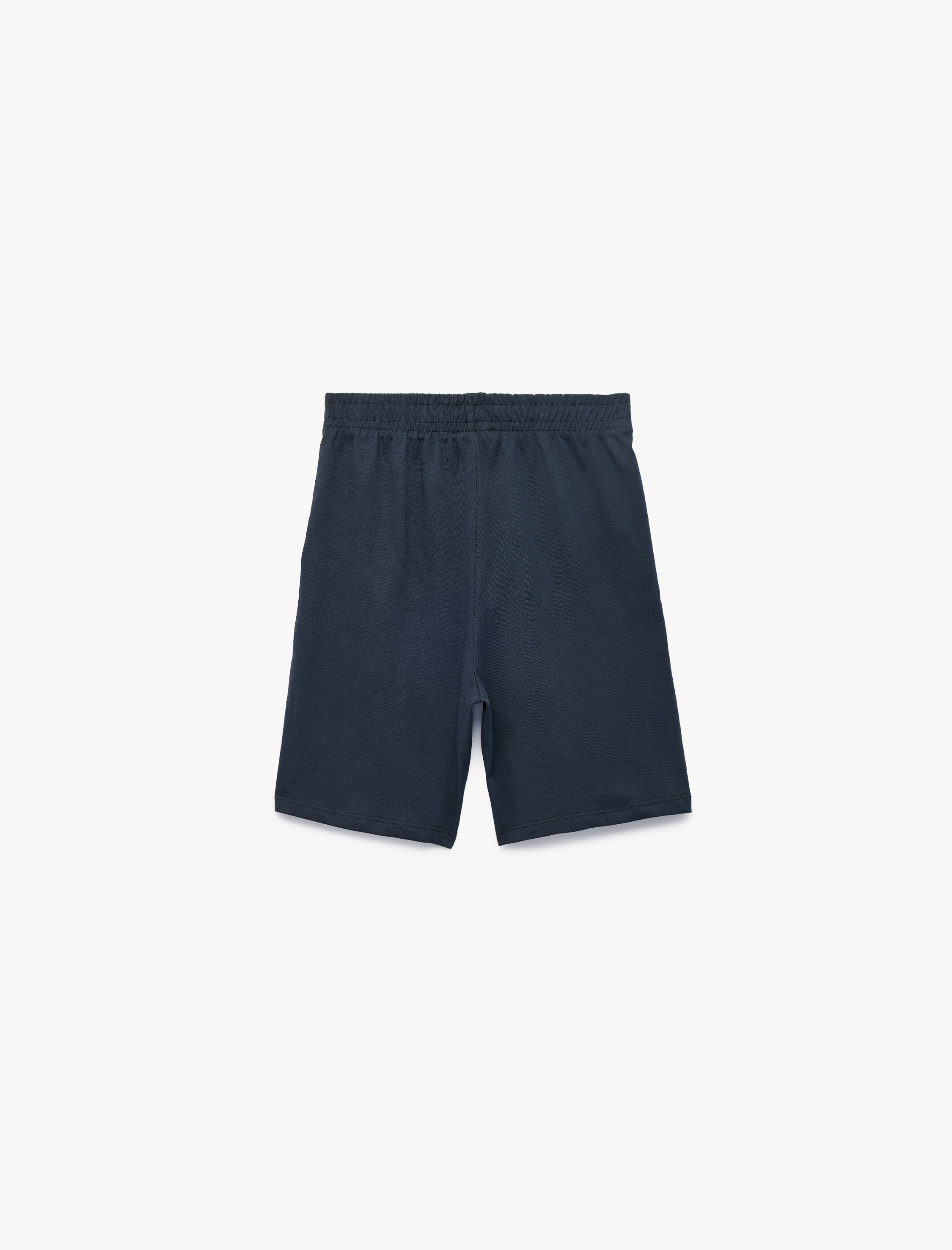  Erkek Çocuk Beli Bağcıklı Pamuklu Baskılı Şort