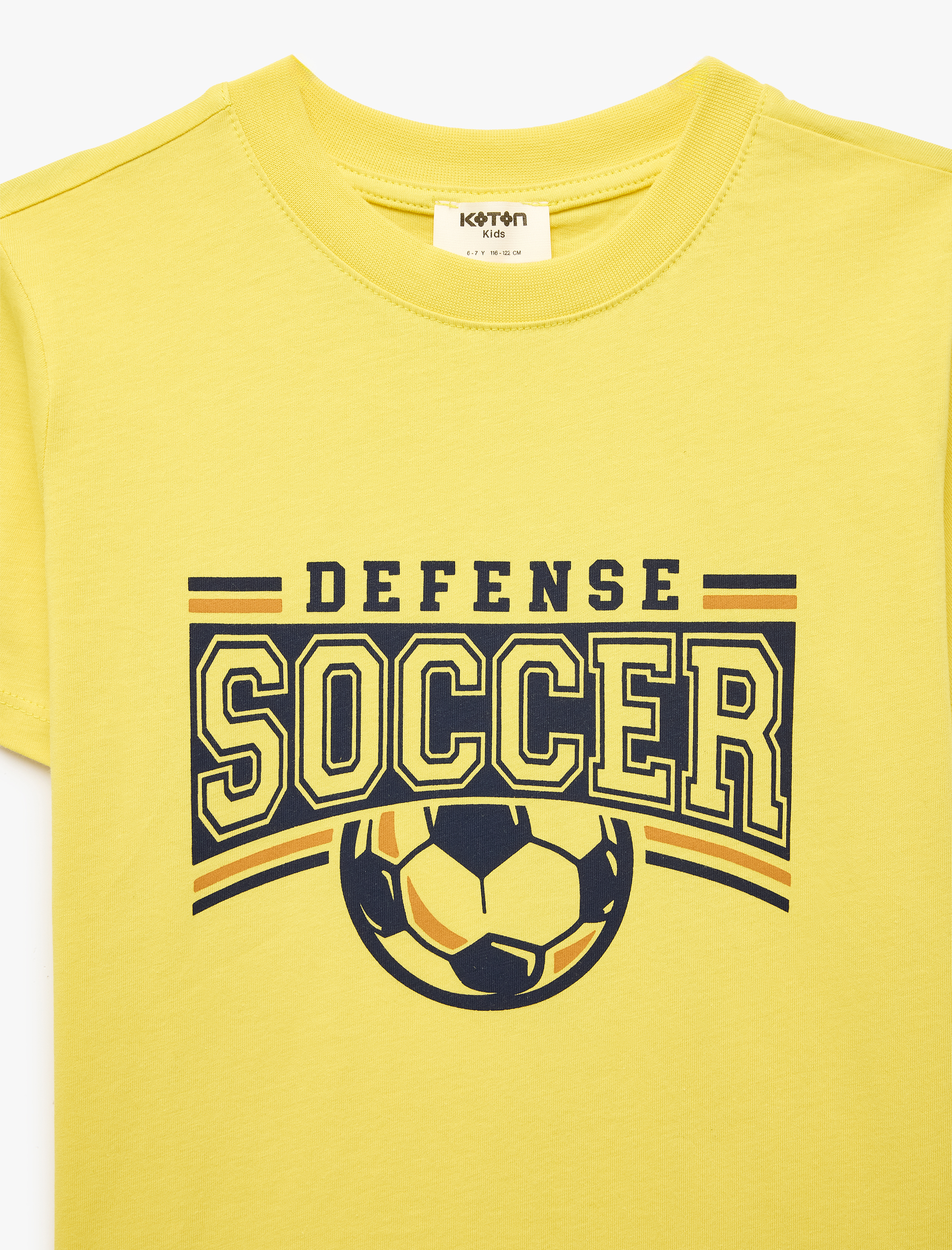  Erkek Çocuk Bisiklet Yaka Kısa Kollu Baskılı Pamuklu Tişört