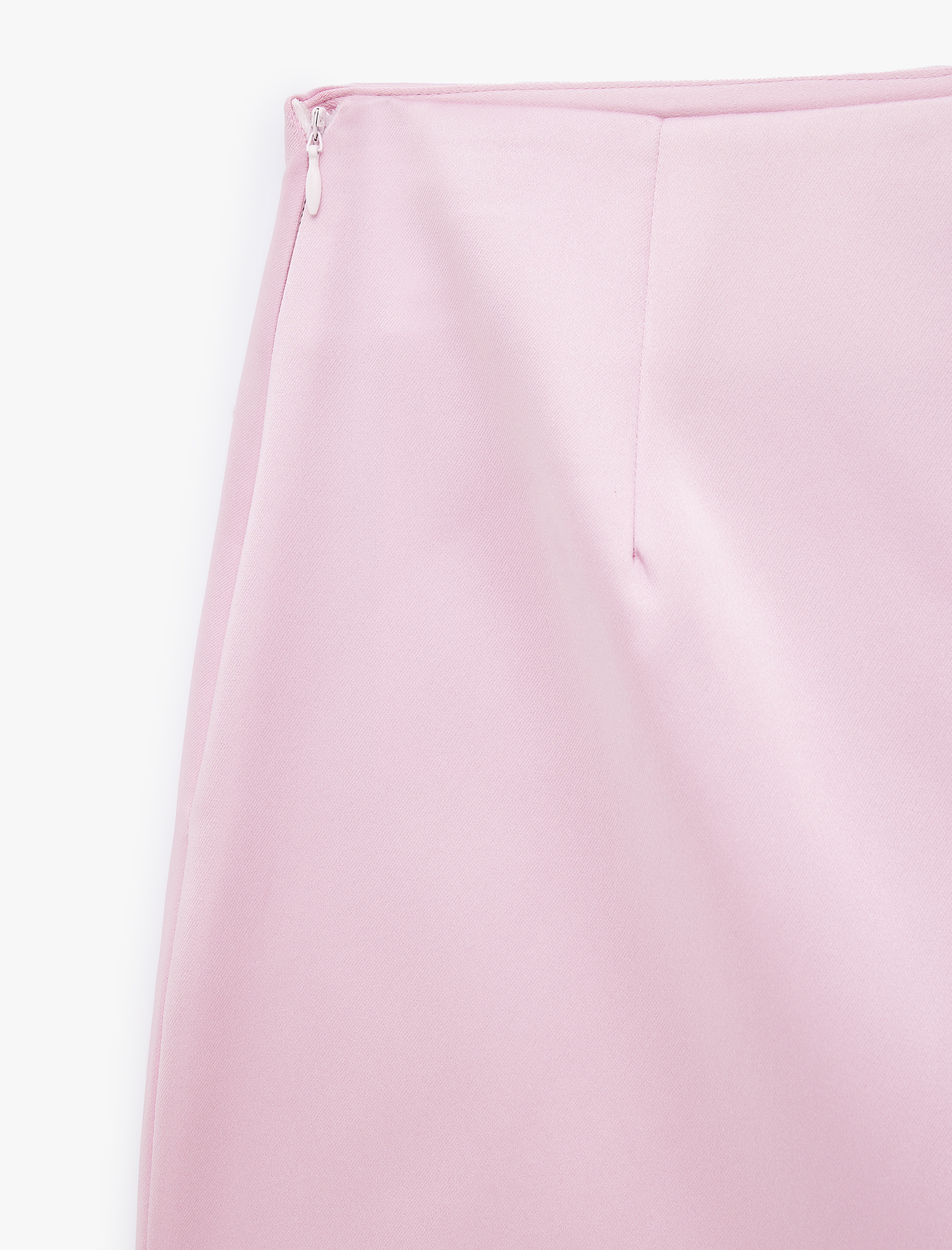   Saten A Kesim Mini Etek