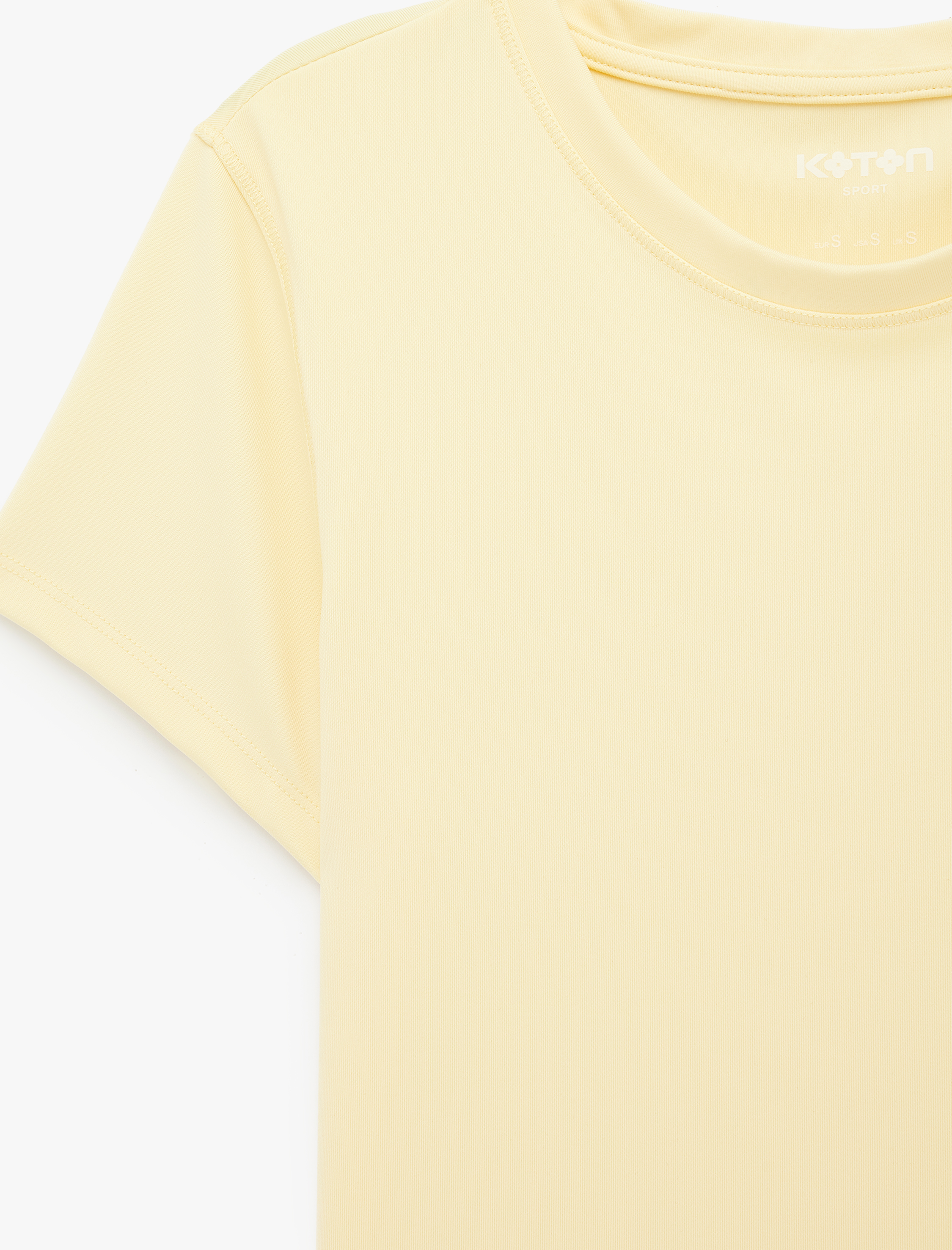   Slim Fit Kısa Kollu Bisiklet Yaka Spor Tişört