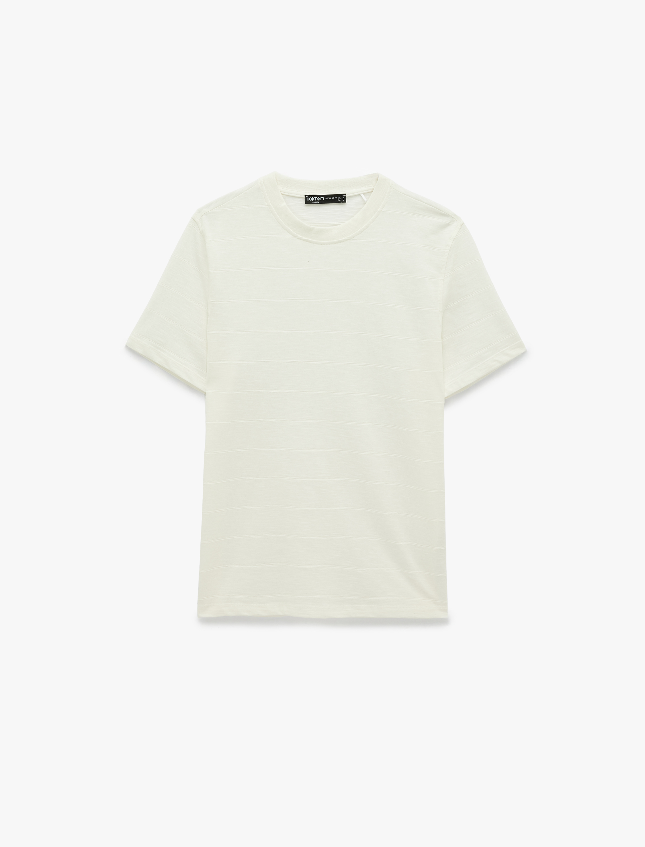   Pamuklu Regular Fit Kısa Kollu Bisiklet Yaka Tişört