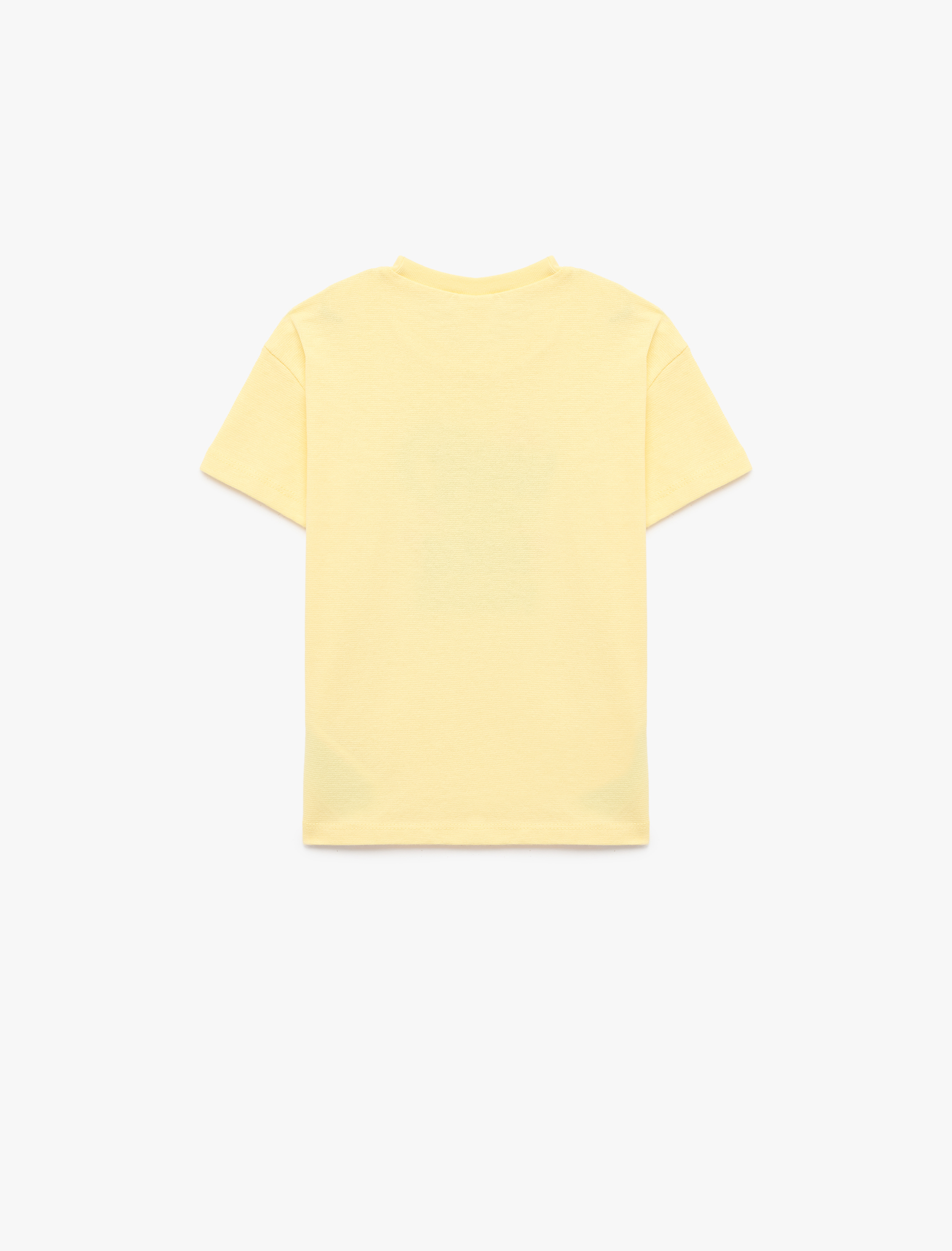  Erkek Bebek Pamuklu Kısa Kollu Bisiklet Yaka Baskılı Tişört