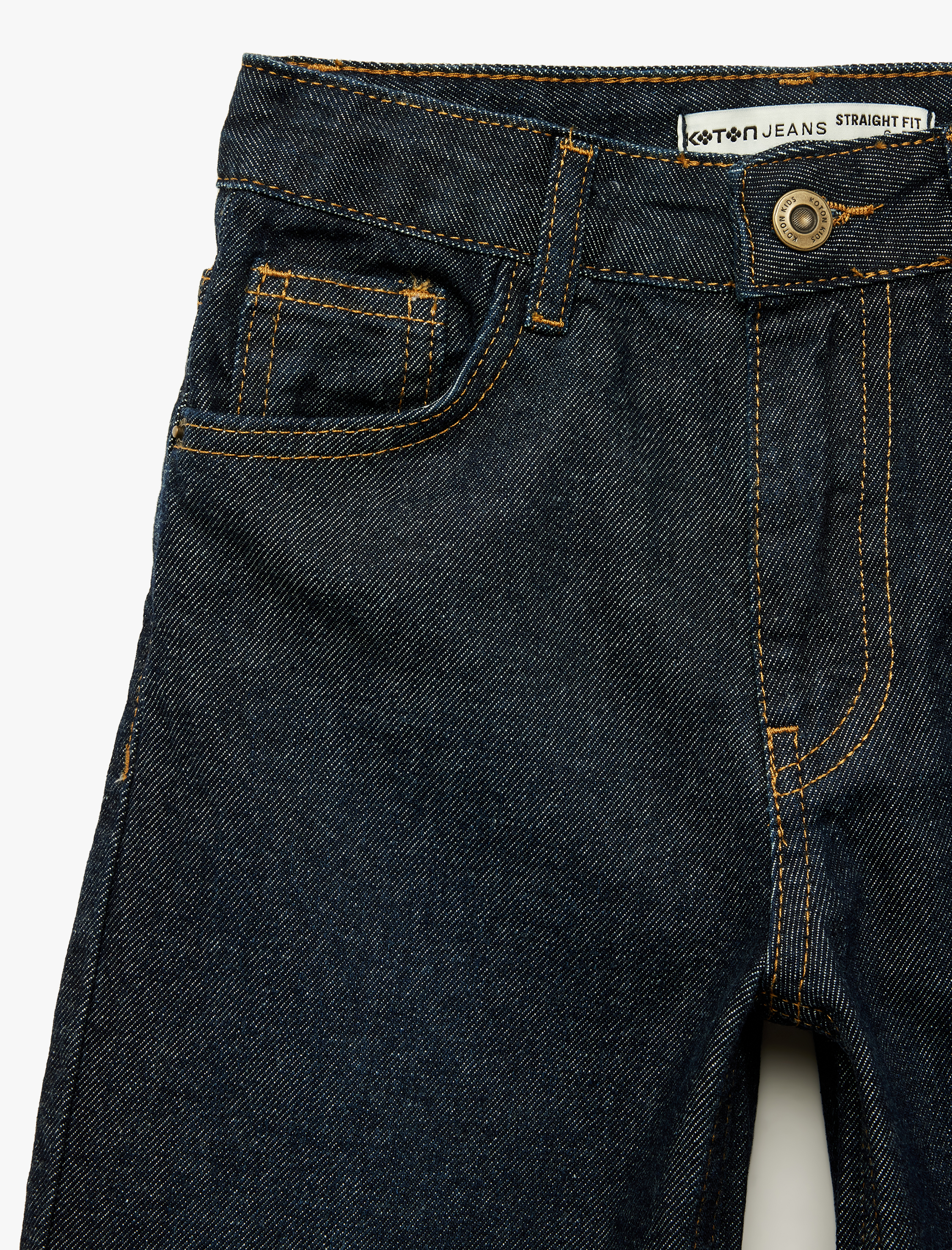  Erkek Çocuk Düğmeli Cepli Loose Fit Bermuda Denim Şort