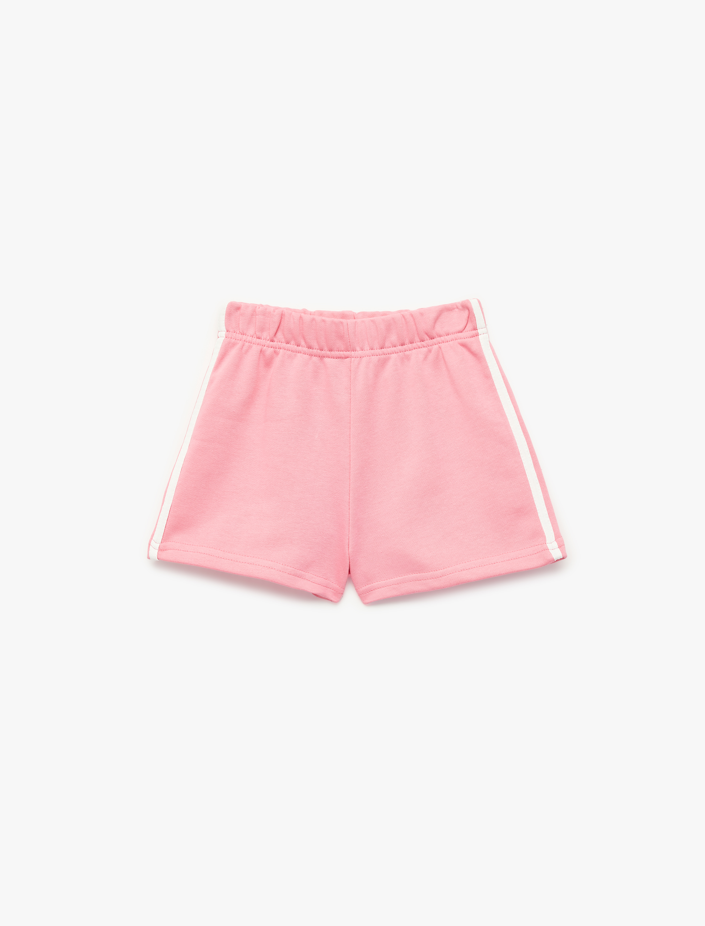  Kız Çocuk Pamuklu Beli Lastikli Şort