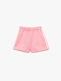 Pamuklu Beli Lastikli Şort