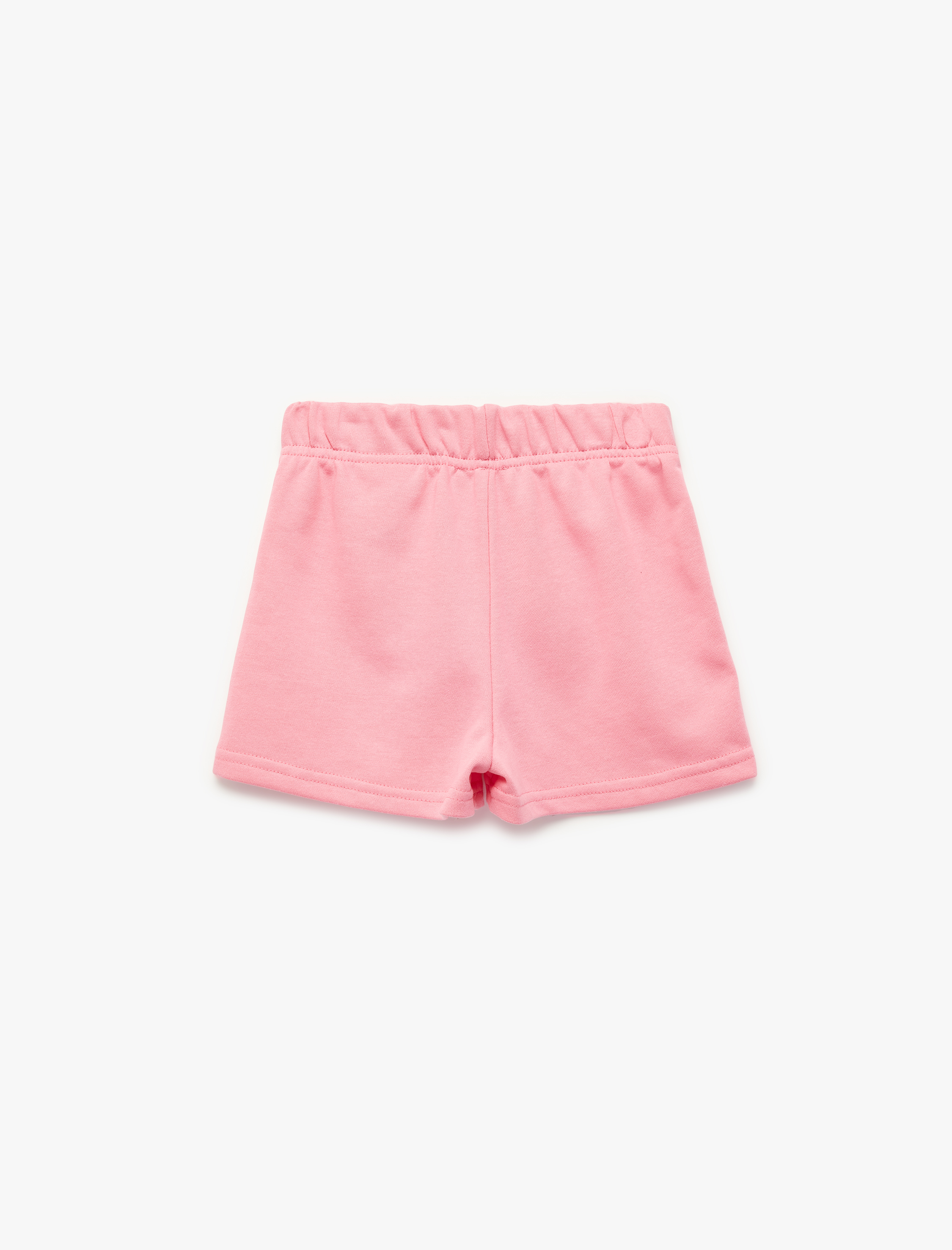  Kız Çocuk Pamuklu Beli Lastikli Şort