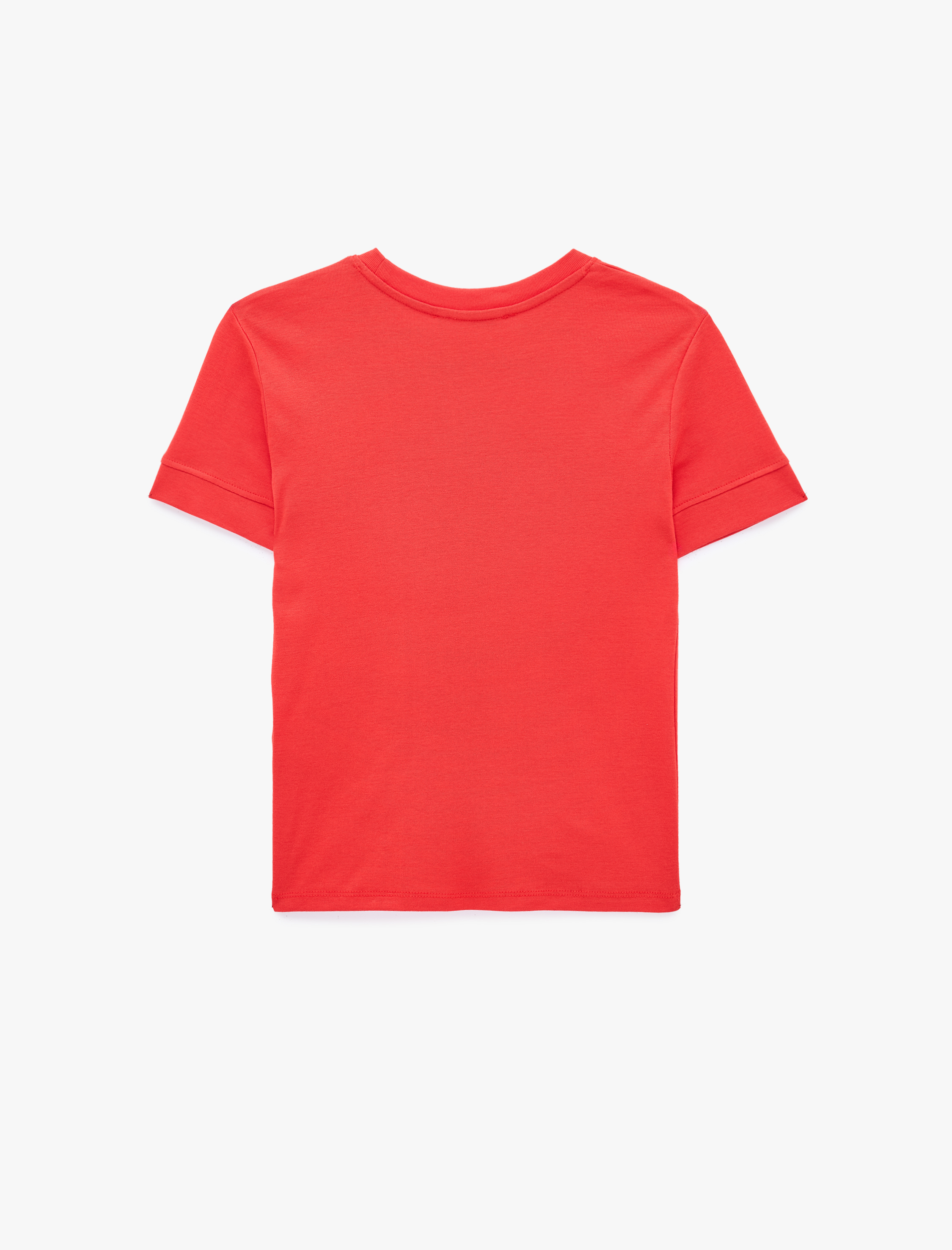   Slim Fit Kısa Kollu Bisiklet Yaka Basic Tişört