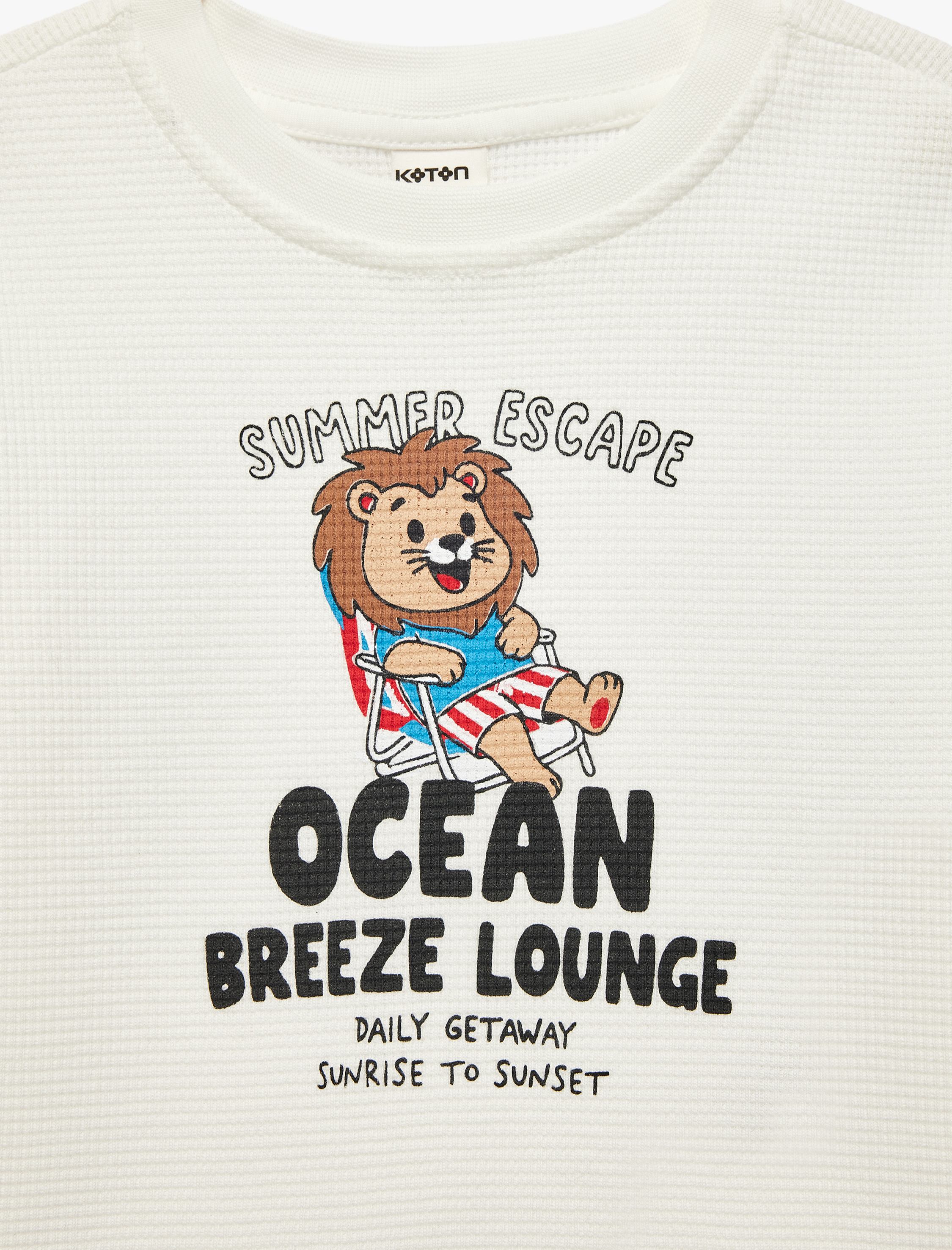  Erkek Bebek Pamuklu Kısa Kollu Bisiklet Yaka Baskılı Tişört