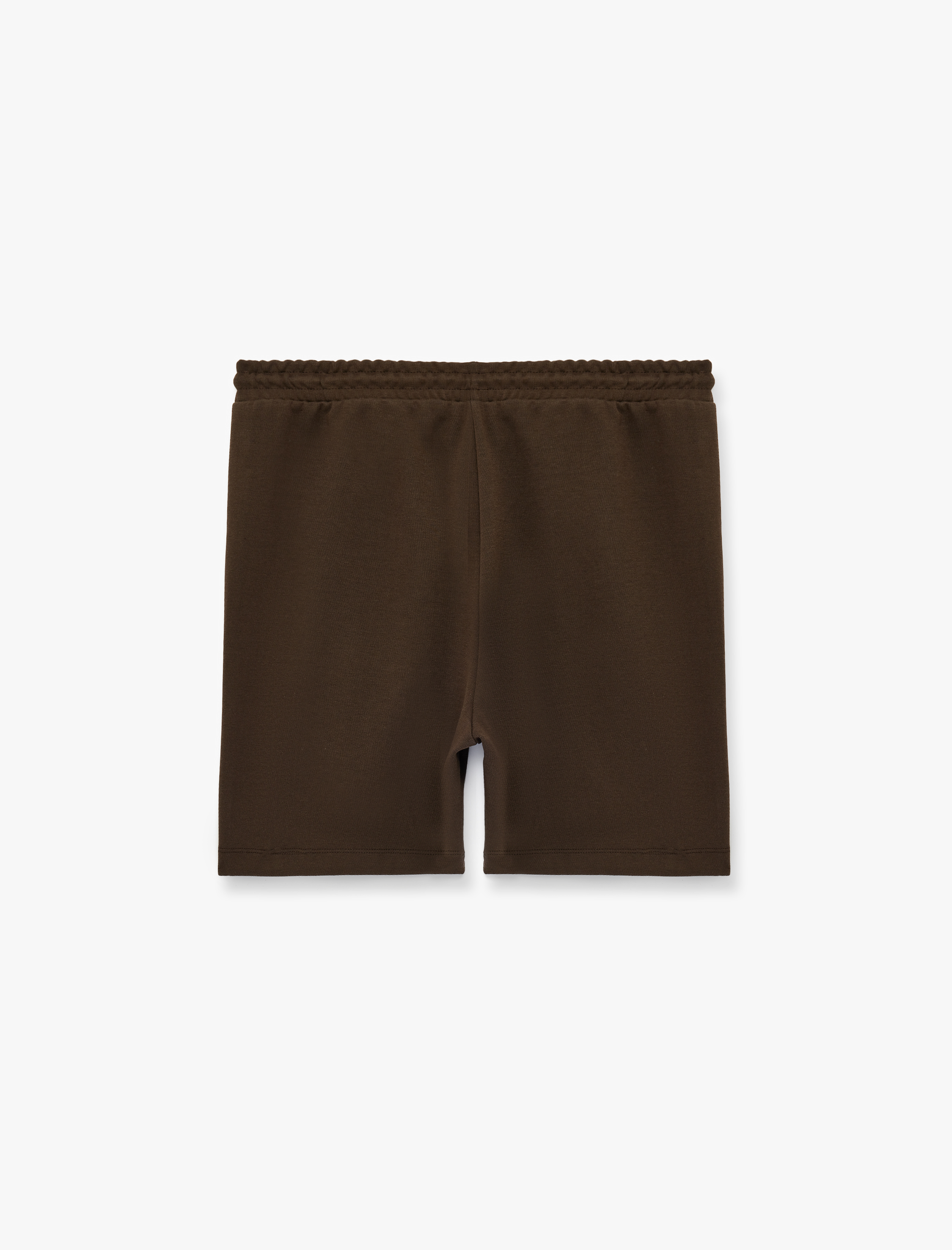   Dikiş Detaylı Cepli Beli Bağcıklı Şort