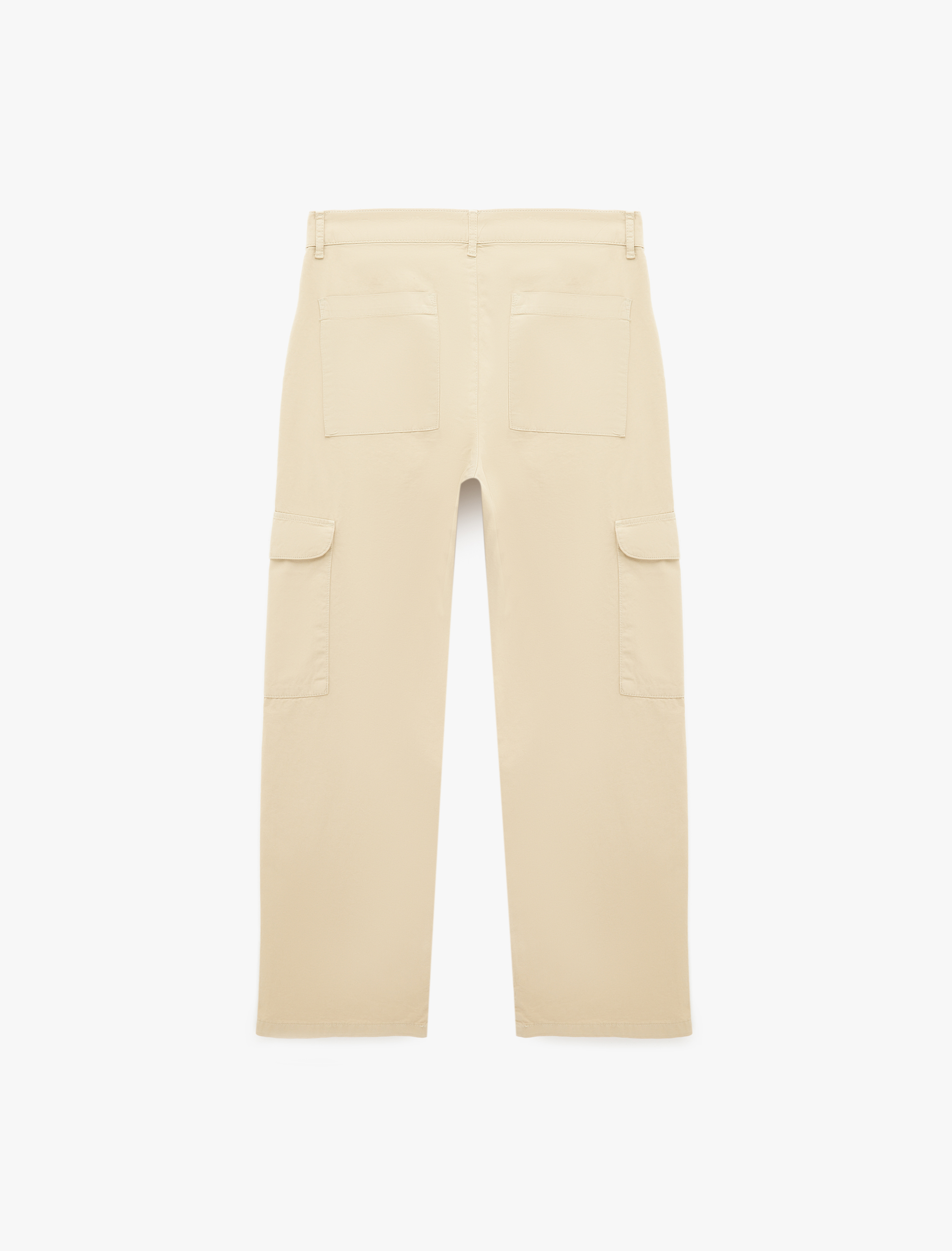   Regular Fit Pamuklu Gabardin Kargo Pantolon