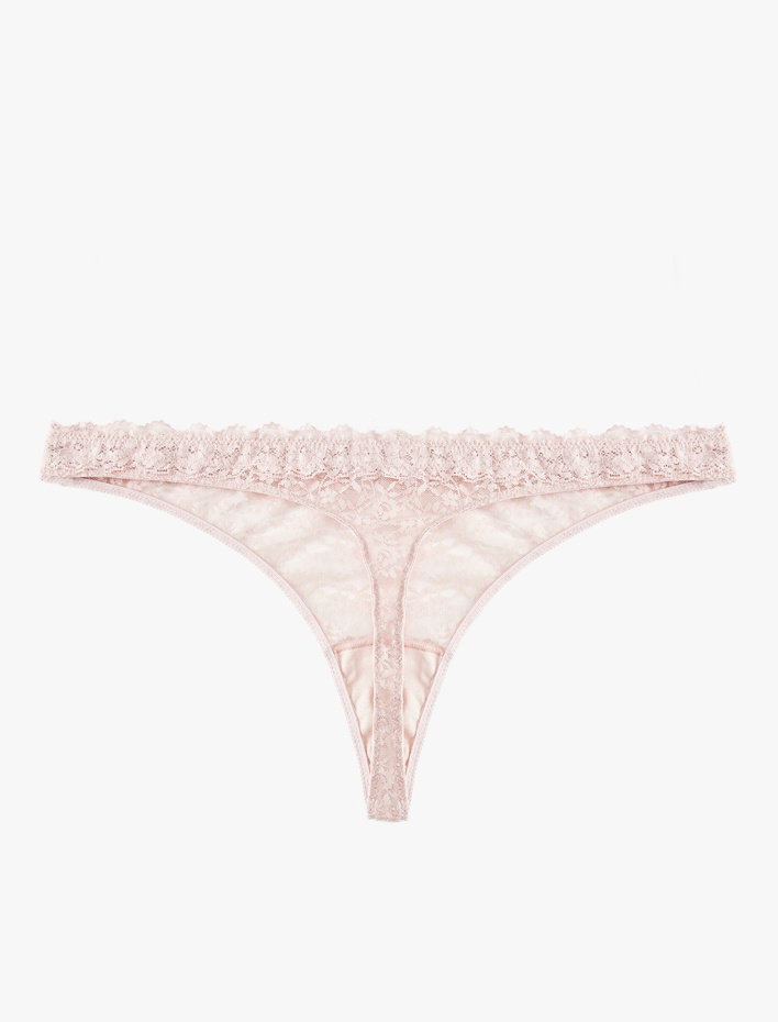  Rahat Kalıp Dantelli String Külot