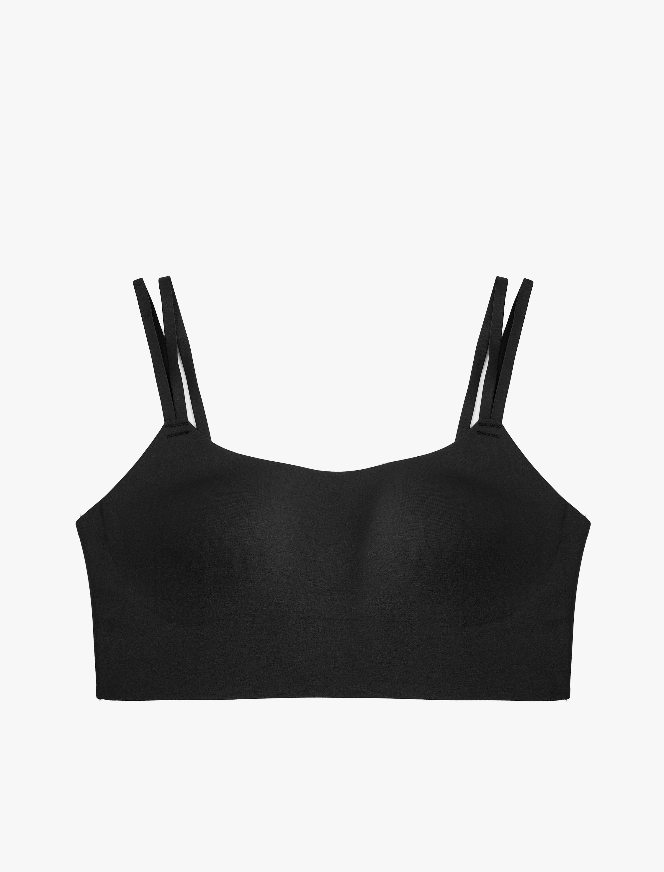   İnce Askılı Slim Fit Kolsuz Kaplı Sporcu Sütyeni
