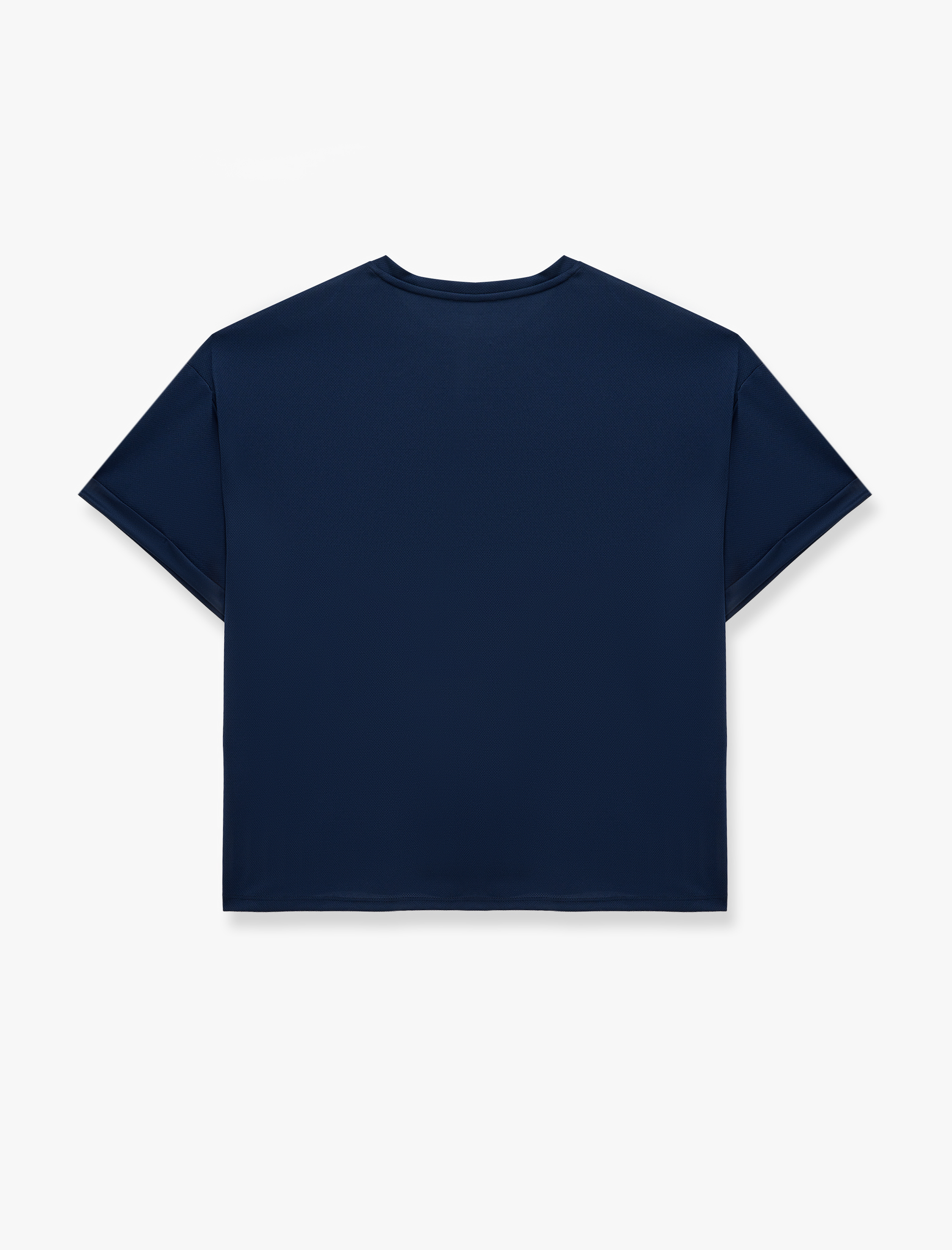   Yarım Kollu Bisiklet Yaka Baskılı Oversize Spor Tişört