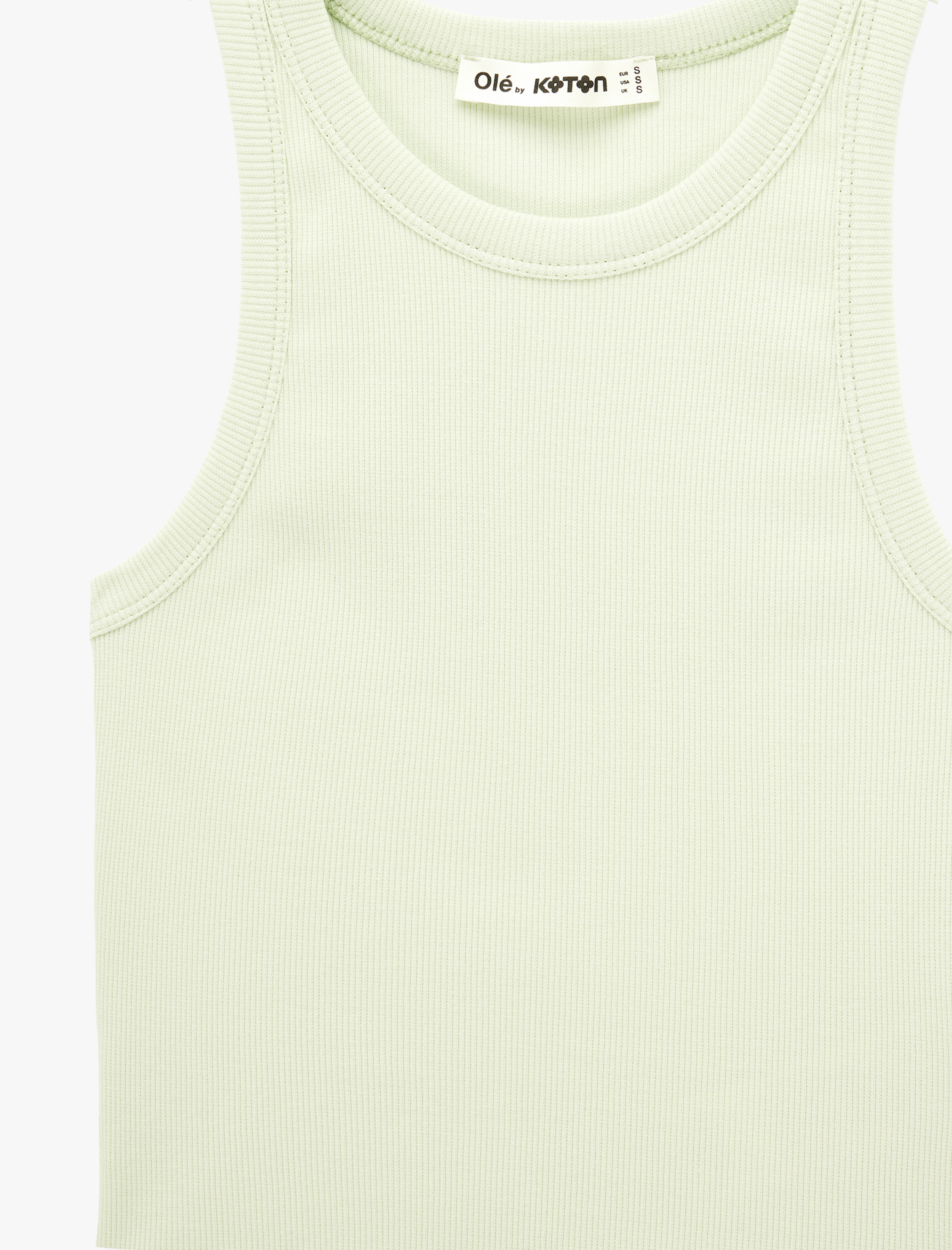   Slim Fit Kolsuz Halter Yaka Bluz