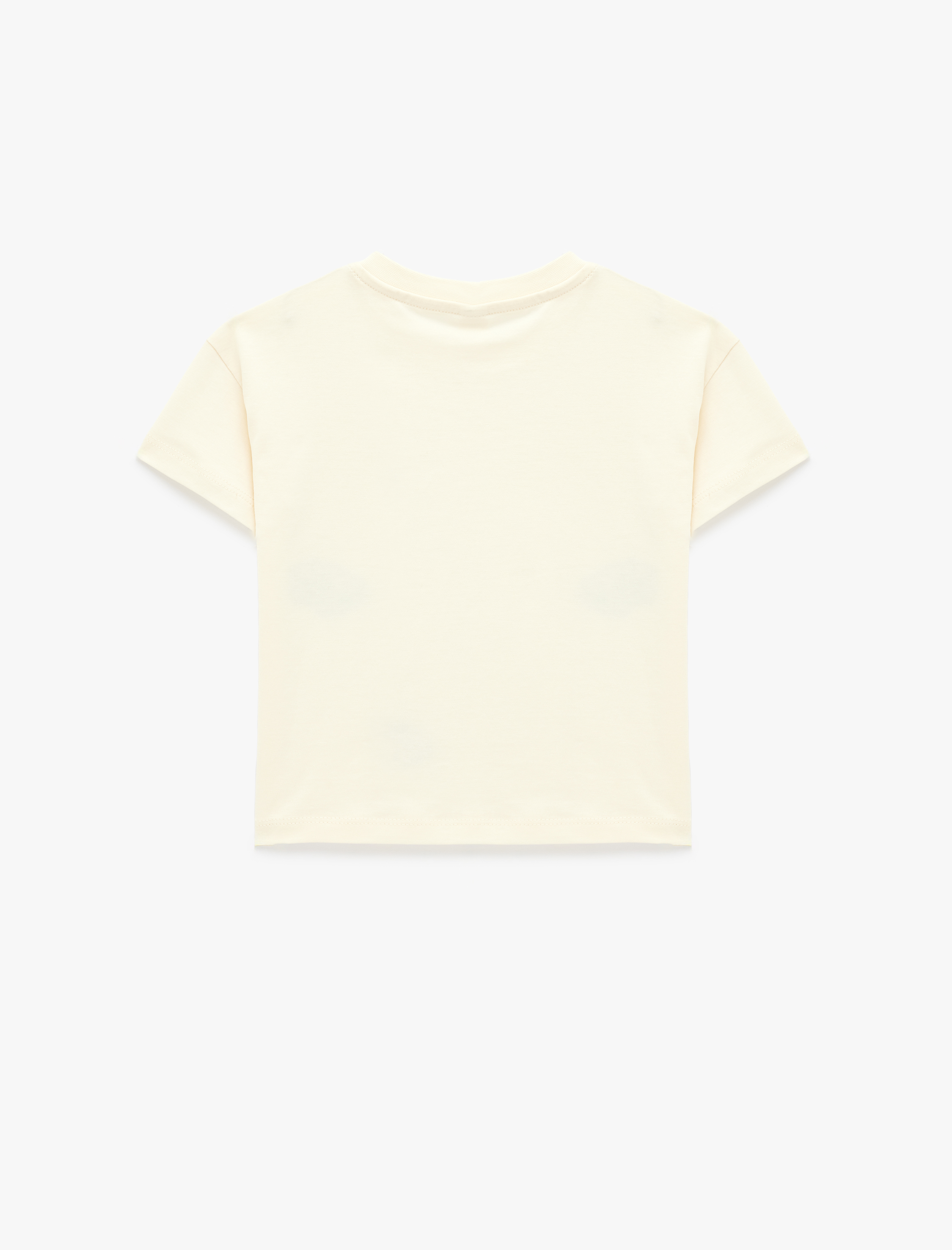  Erkek Bebek Baskılı Kısa Kollu Bisiklet Yaka Pamuklu Tişört