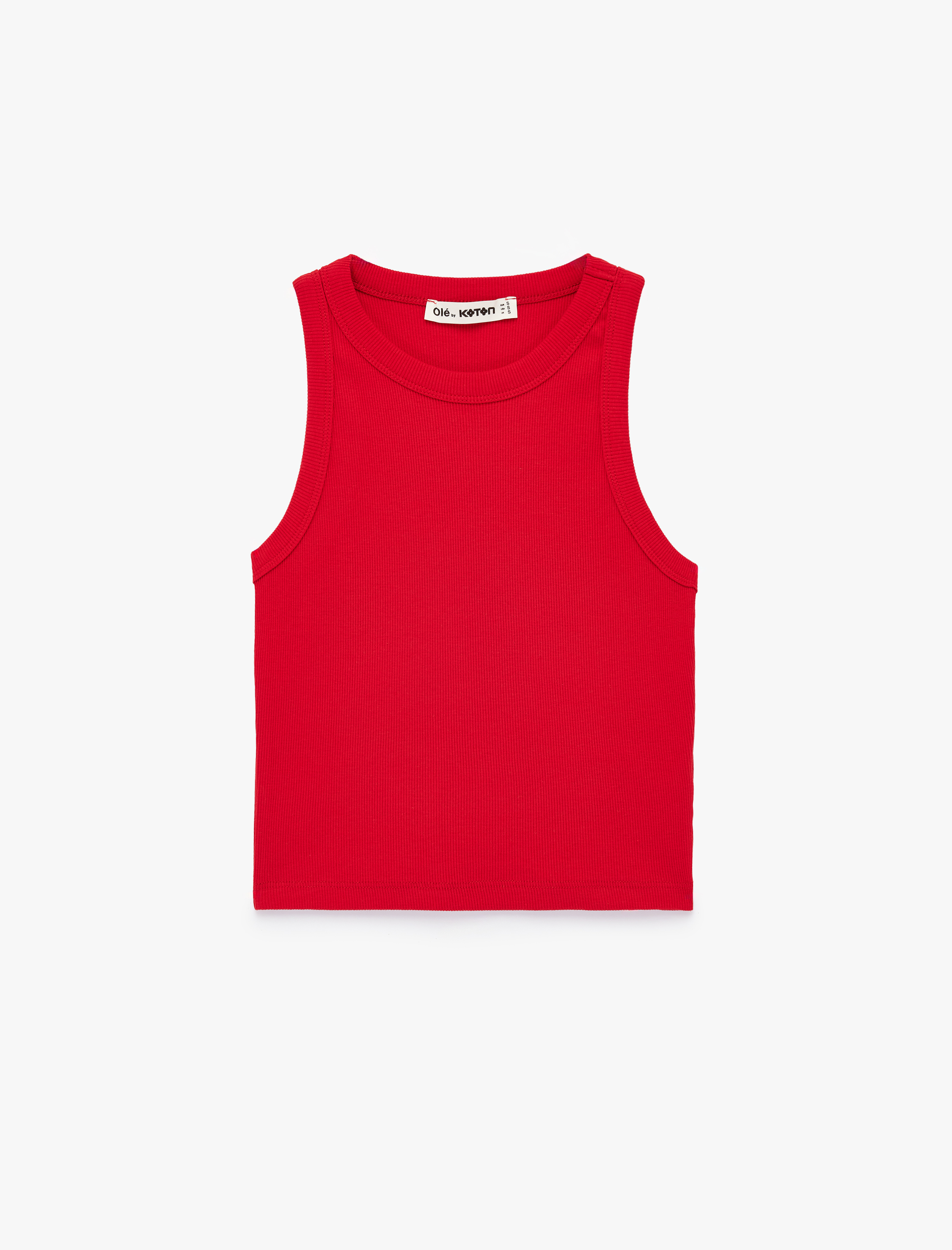   Slim Fit Kolsuz Halter Yaka Bluz