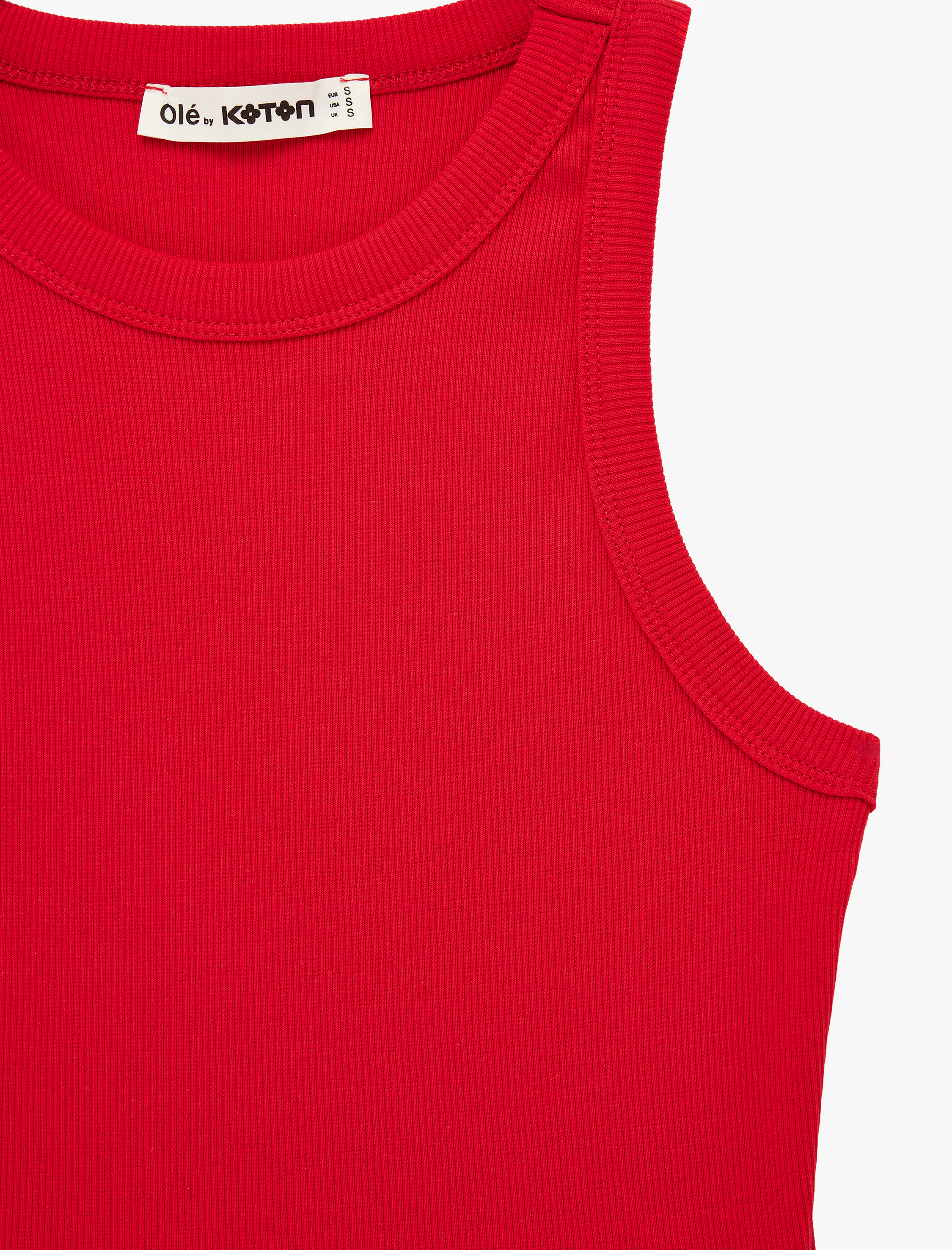   Slim Fit Kolsuz Halter Yaka Bluz