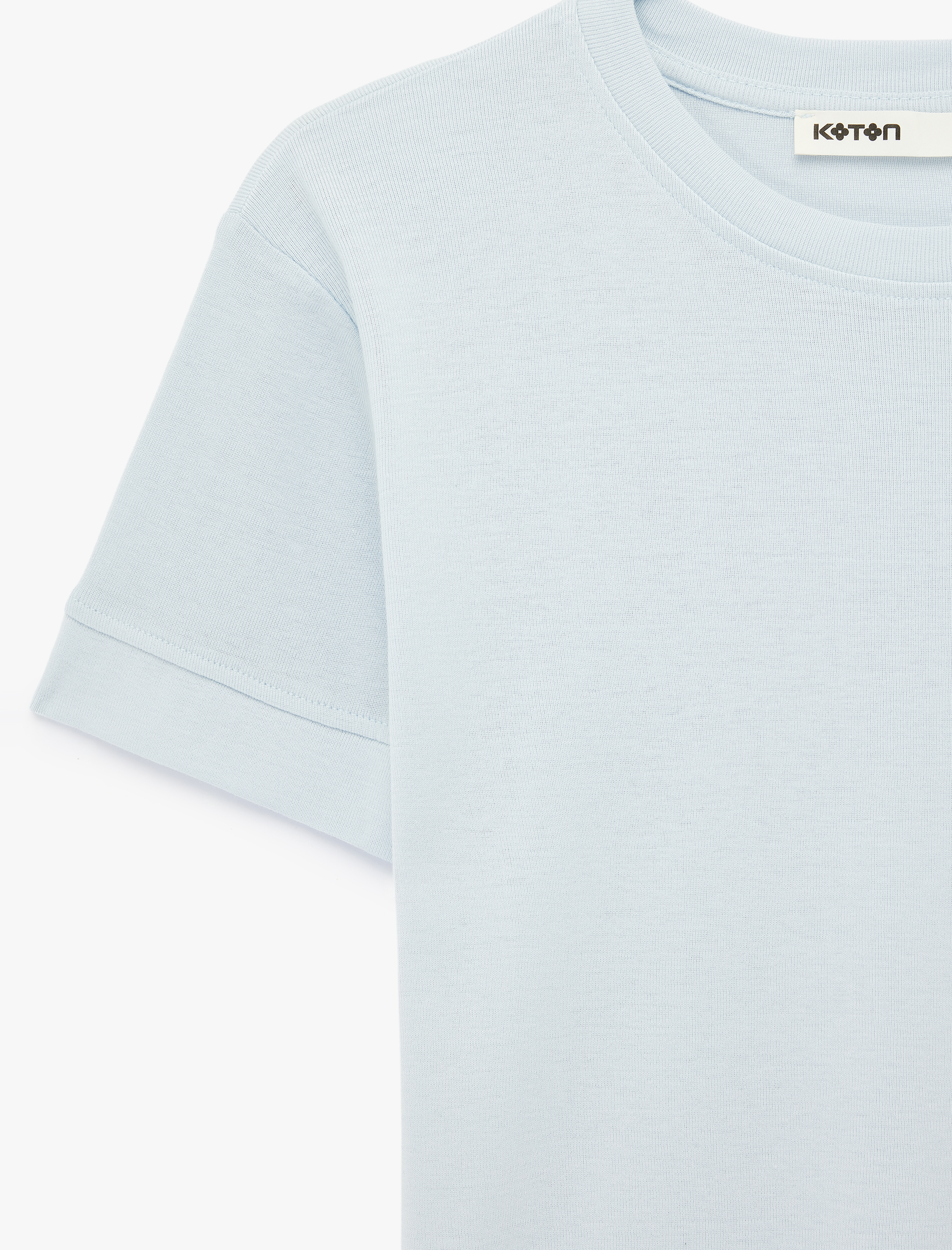   Slim Fit Kısa Kollu Bisiklet Yaka Basic Tişört