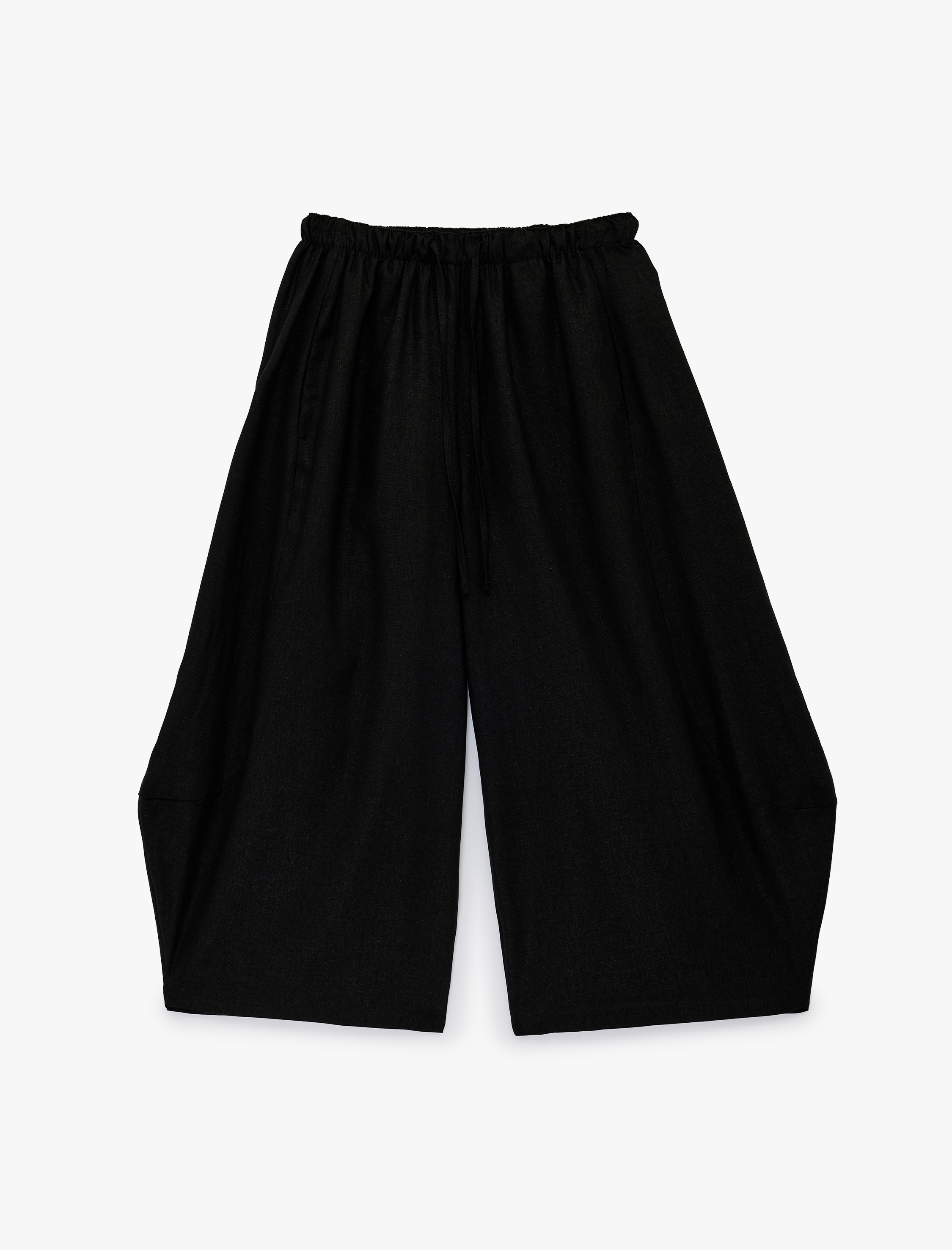   Beli Lastikli Loose Fit Cepli  Keten Balon Pantolon