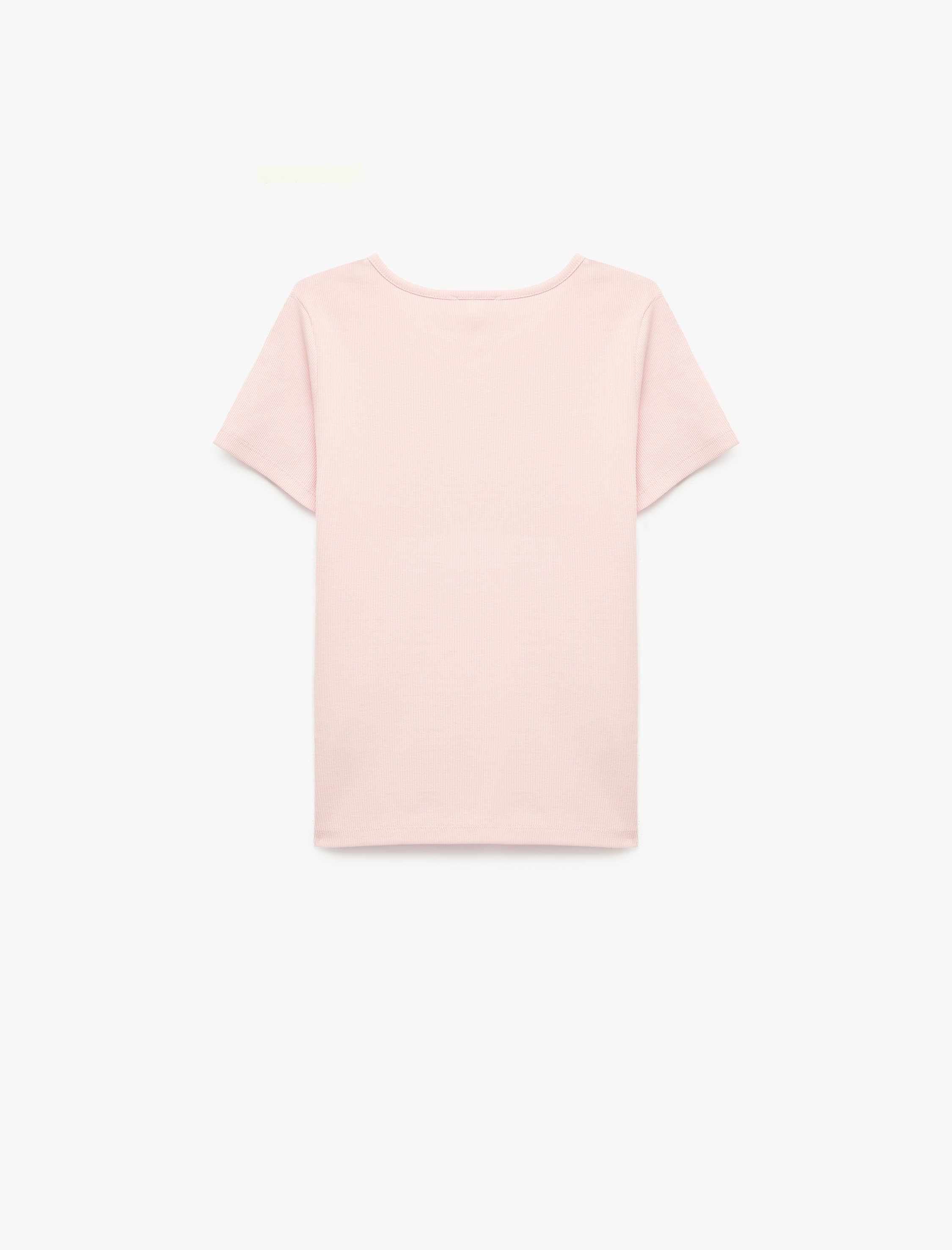  Kız Çocuk Pamuklu Kedi Baskılı Kısa Kollu Bisiklet Yaka Tişört