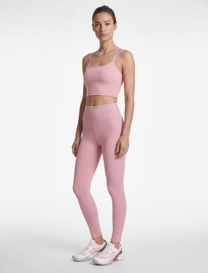  Yüksek Bel İnterlok Spor Tayt