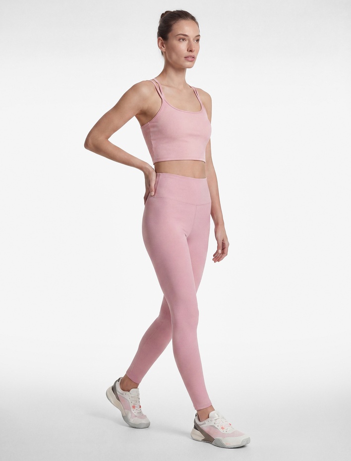  Yüksek Bel İnterlok Spor Tayt