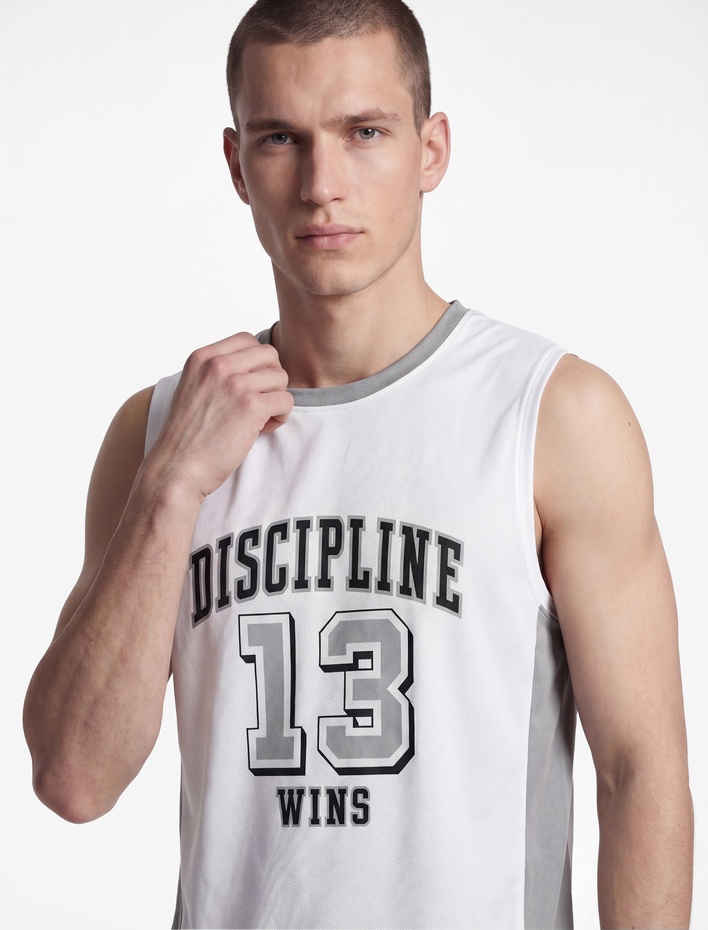  Kolsuz Bisiklet Yaka Baskılı Spor Atlet