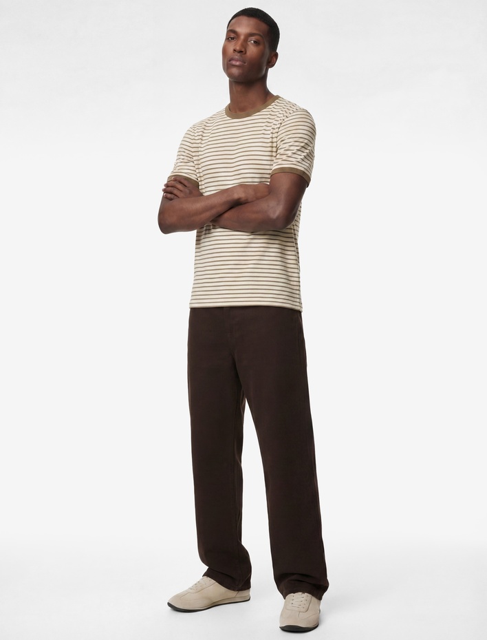  Pamuklu Normal Bel Cepli Vintage Straight Fit Jean Pantolon