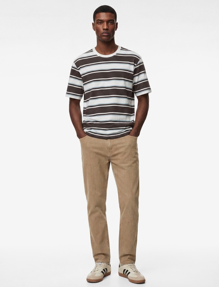  Normal Bel Cepli Pamuklu Slim Fit Jean Pantolon - Brad Jean