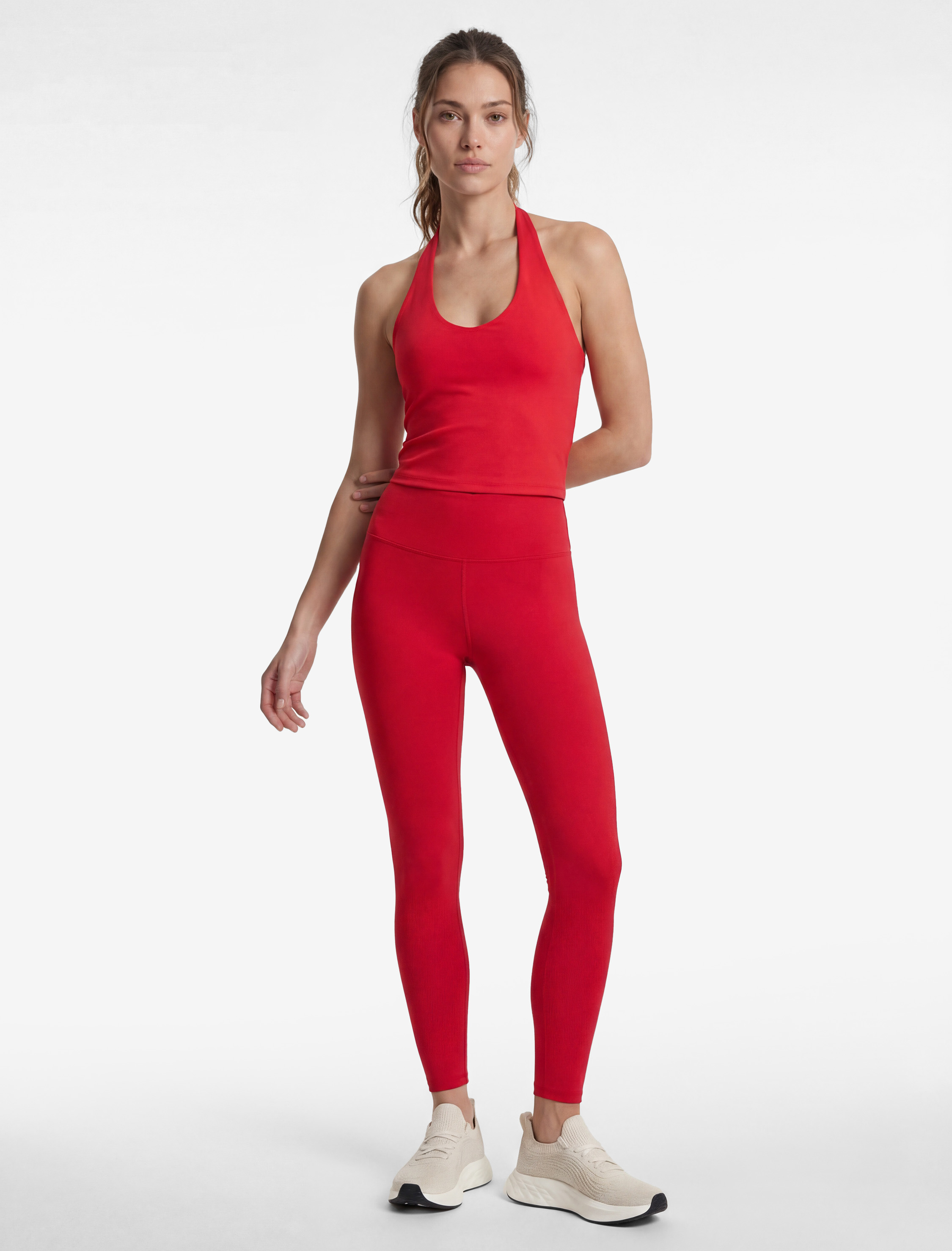   Yüksek Bel Slim Fit Spor Tayt