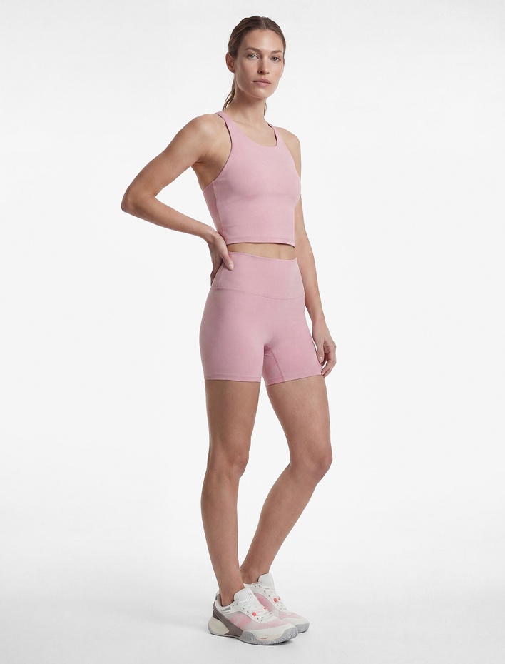  Yüksek Bel Slim Fit Biker Spor Tayt