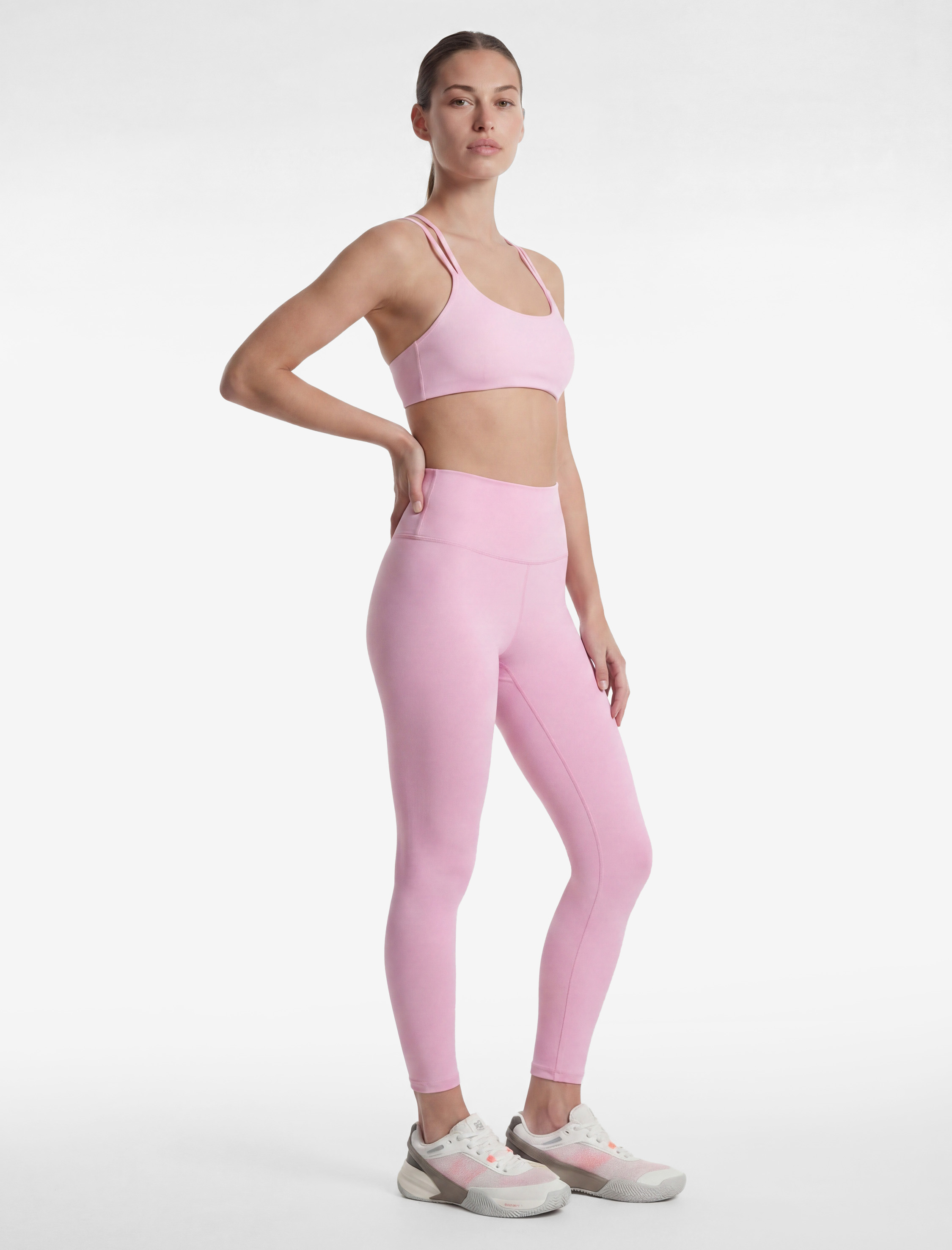  Yüksek Bel Slim Fit Spor Tayt