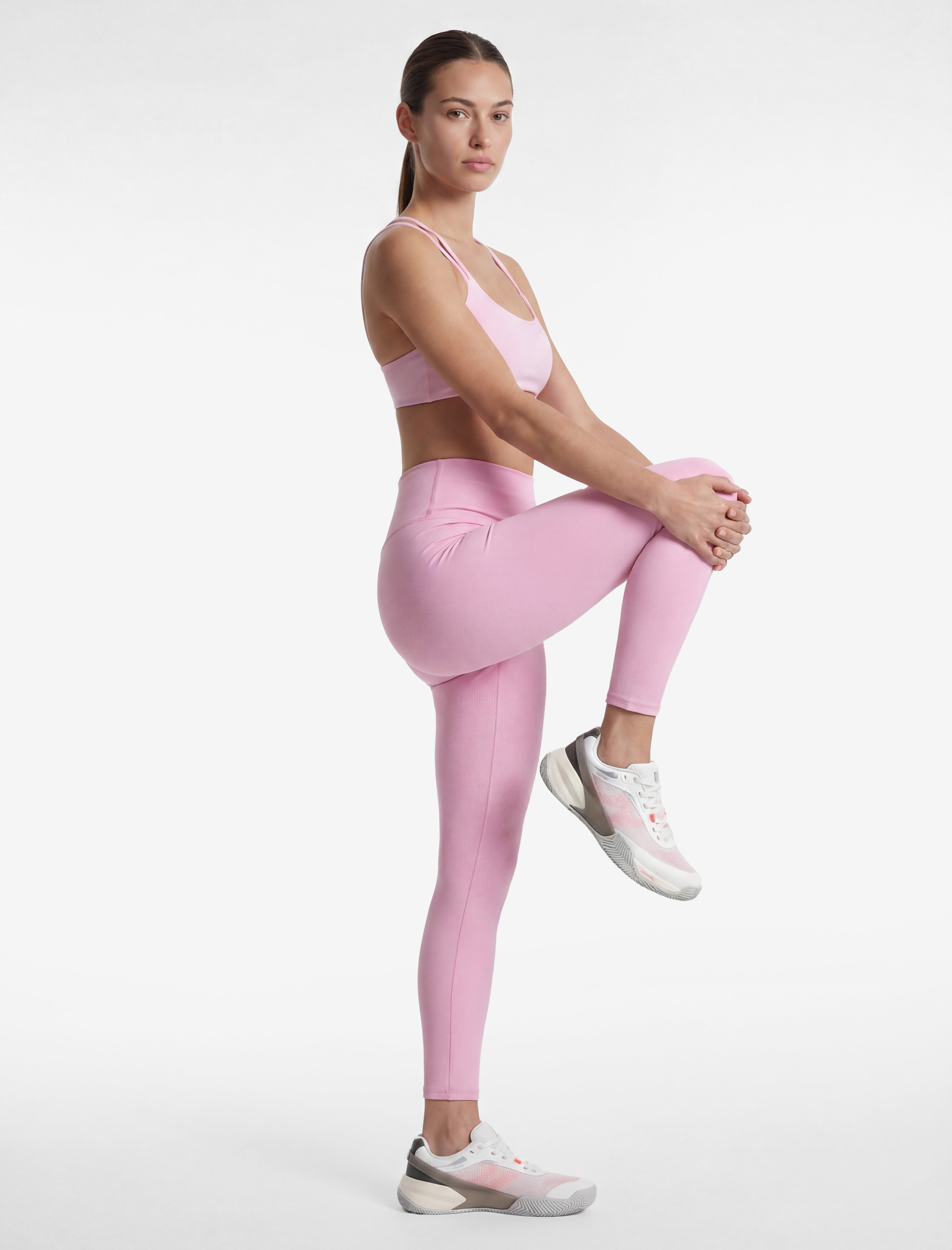   Yüksek Bel Slim Fit Spor Tayt