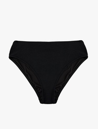 Yüksek Bel Dokulu Bikini Altı