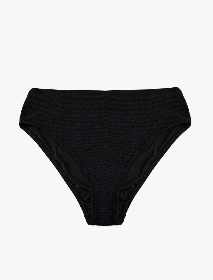  Yüksek Bel Dokulu Bikini Altı