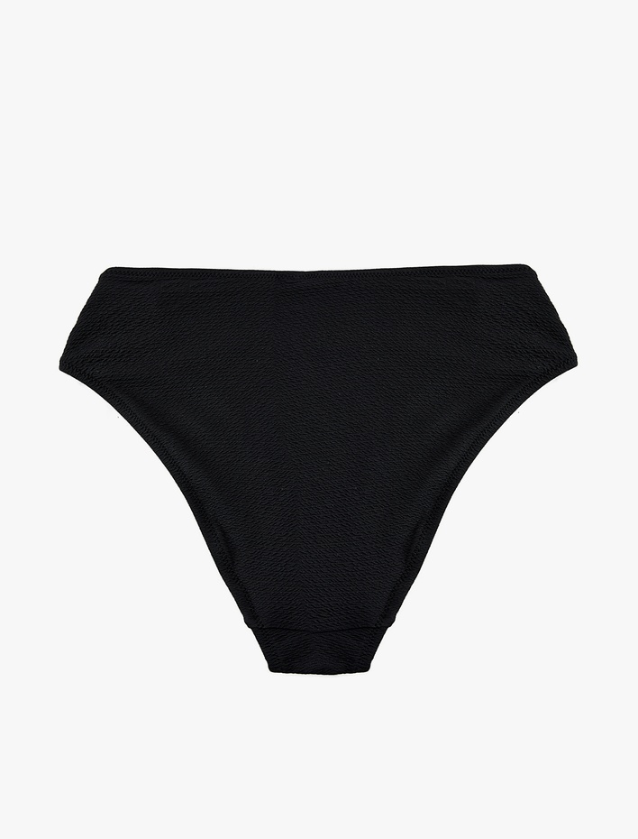  Yüksek Bel Dokulu Bikini Altı