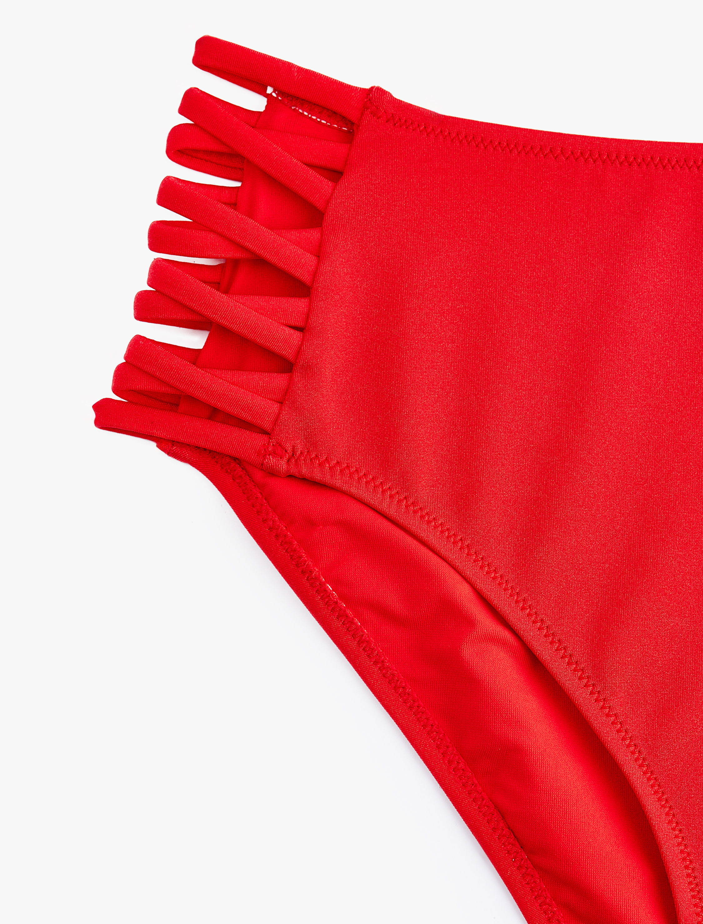   Yanları İpli Yüksek Bel Bikini Altı