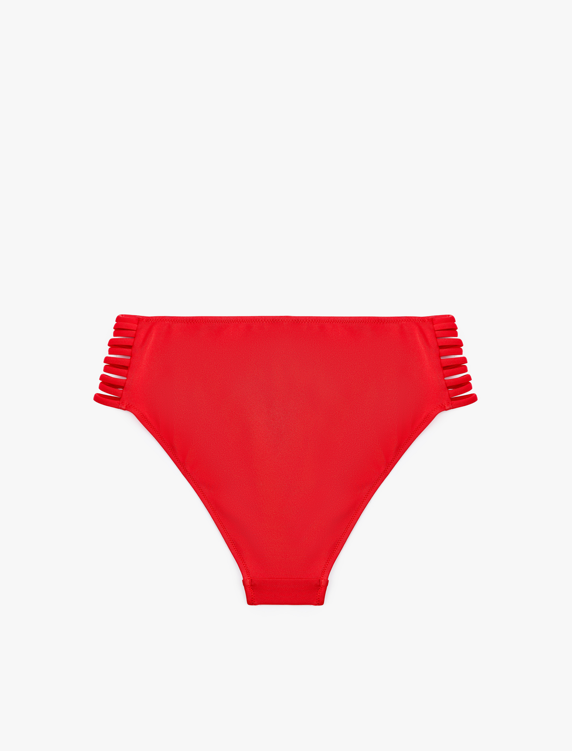   Yanları İpli Yüksek Bel Bikini Altı