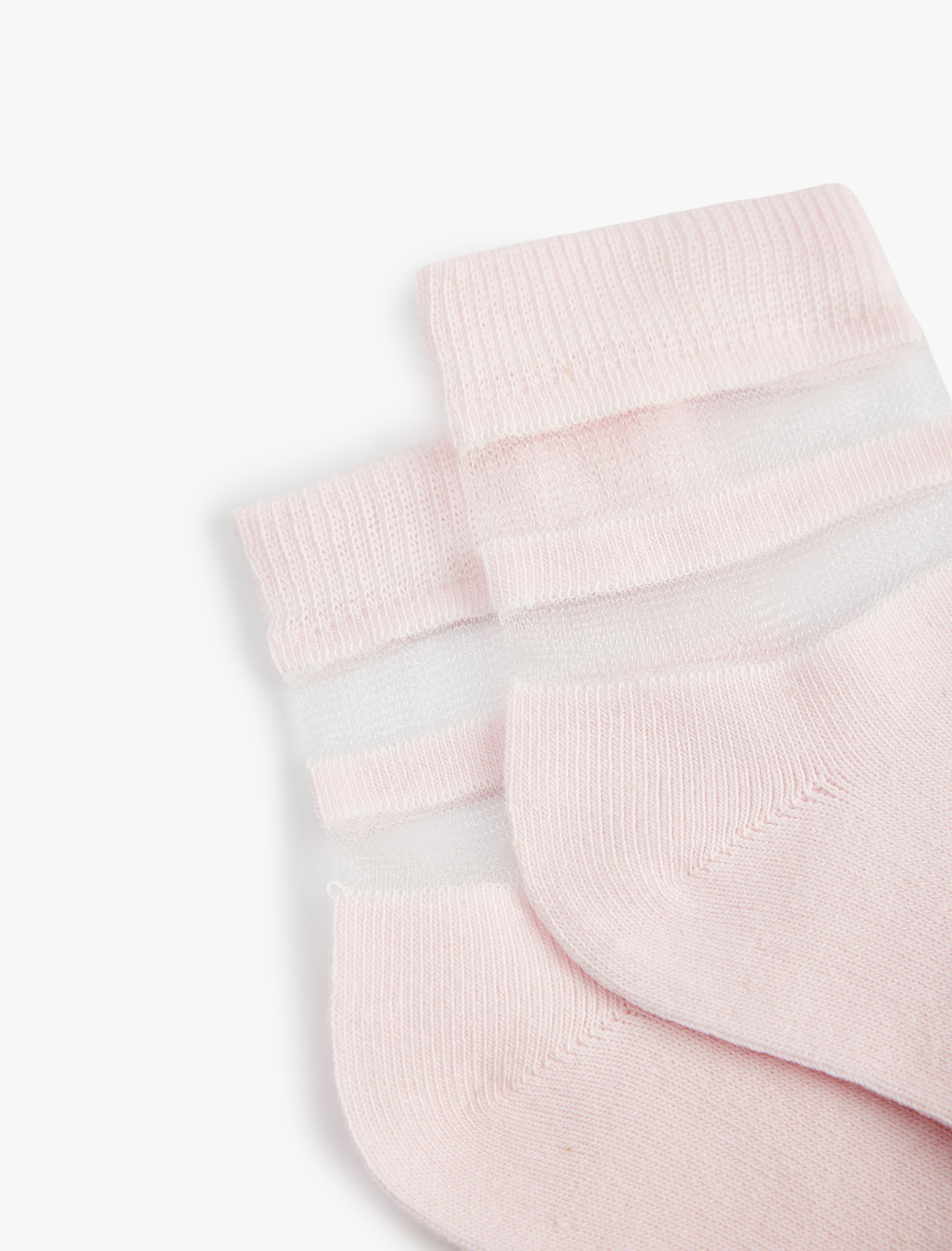  Kız Çocuk Pamuklu 2'li Soket Çorap Seti