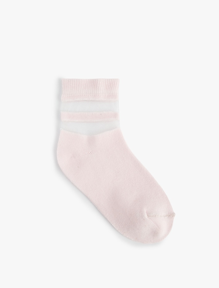 Kız Çocuk Pamuklu 2'li Soket Çorap Seti