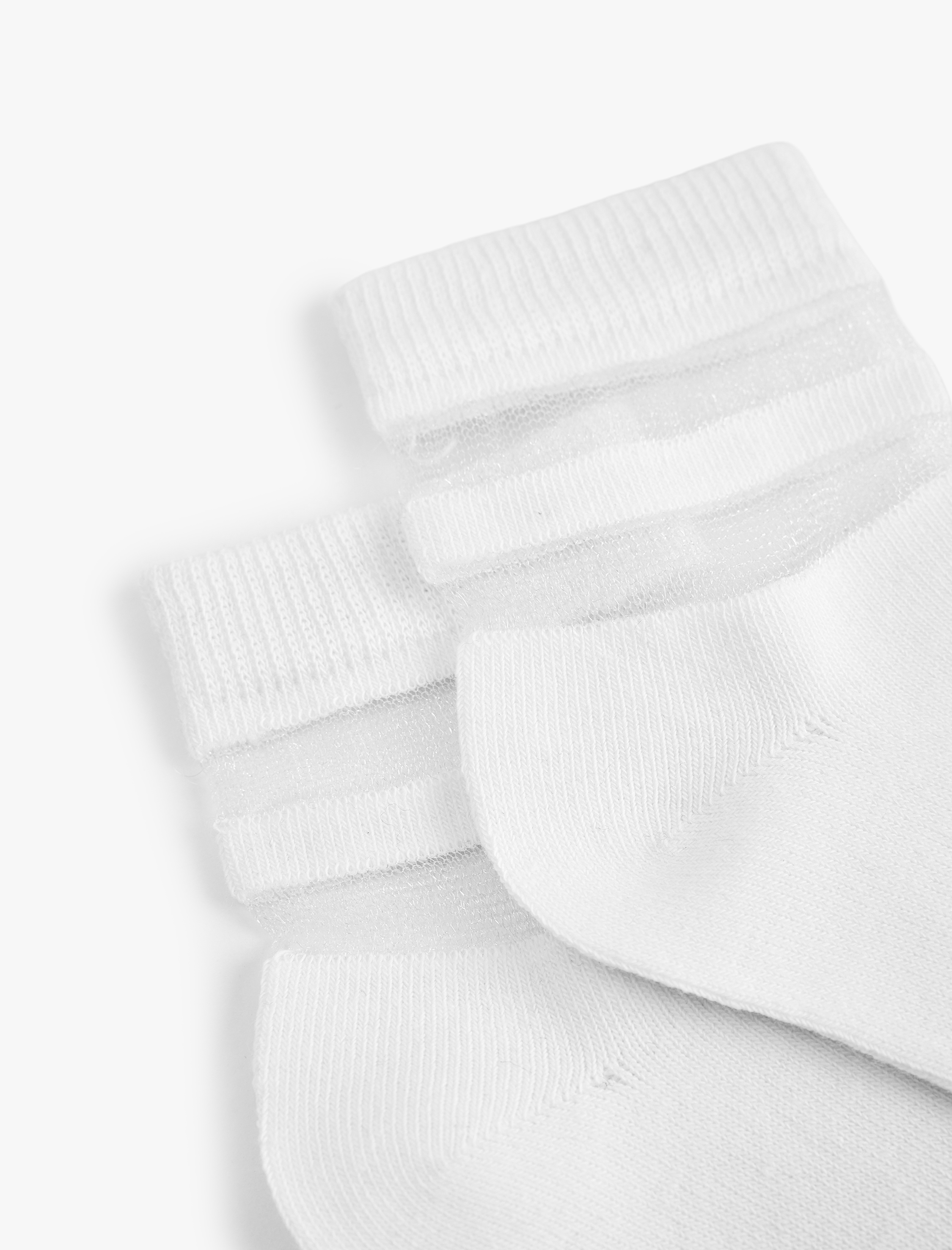  Kız Çocuk Pamuklu 2'li Soket Çorap Seti