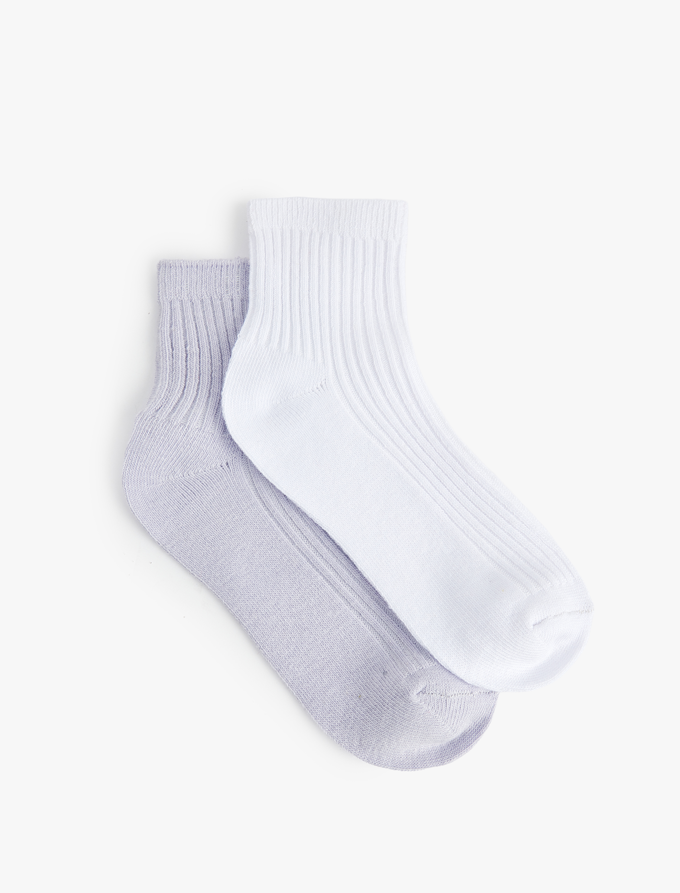  Kız Çocuk Pamuklu 2'li Soket Çorap Seti